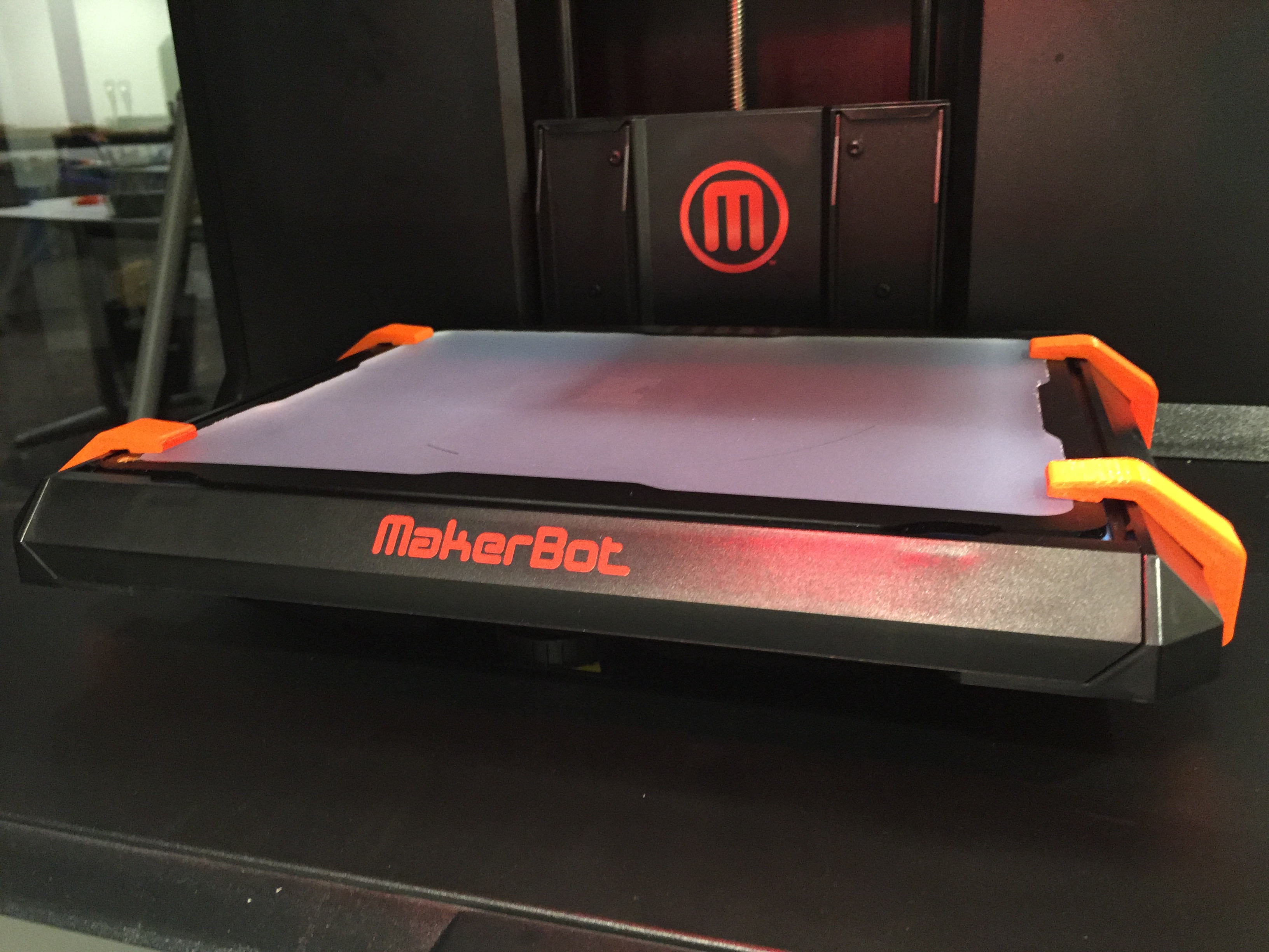 Fleks3d Clip for Makerbot 5th Gen Printbed