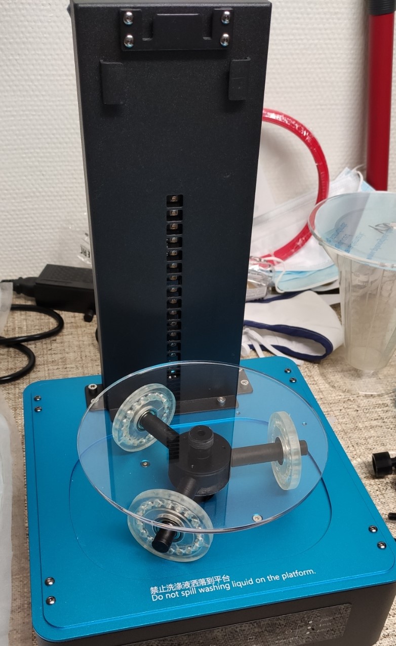 Stable turn table (additional 2nd level) for Anycubic Wash & Cure