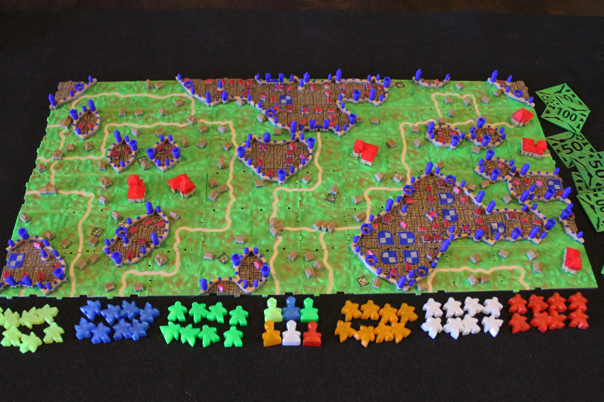 Rifraf 3D Carcassonne Base game