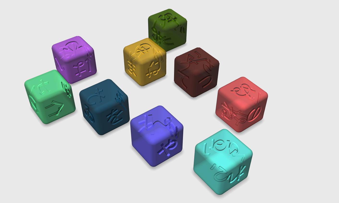 Hiragana Dice