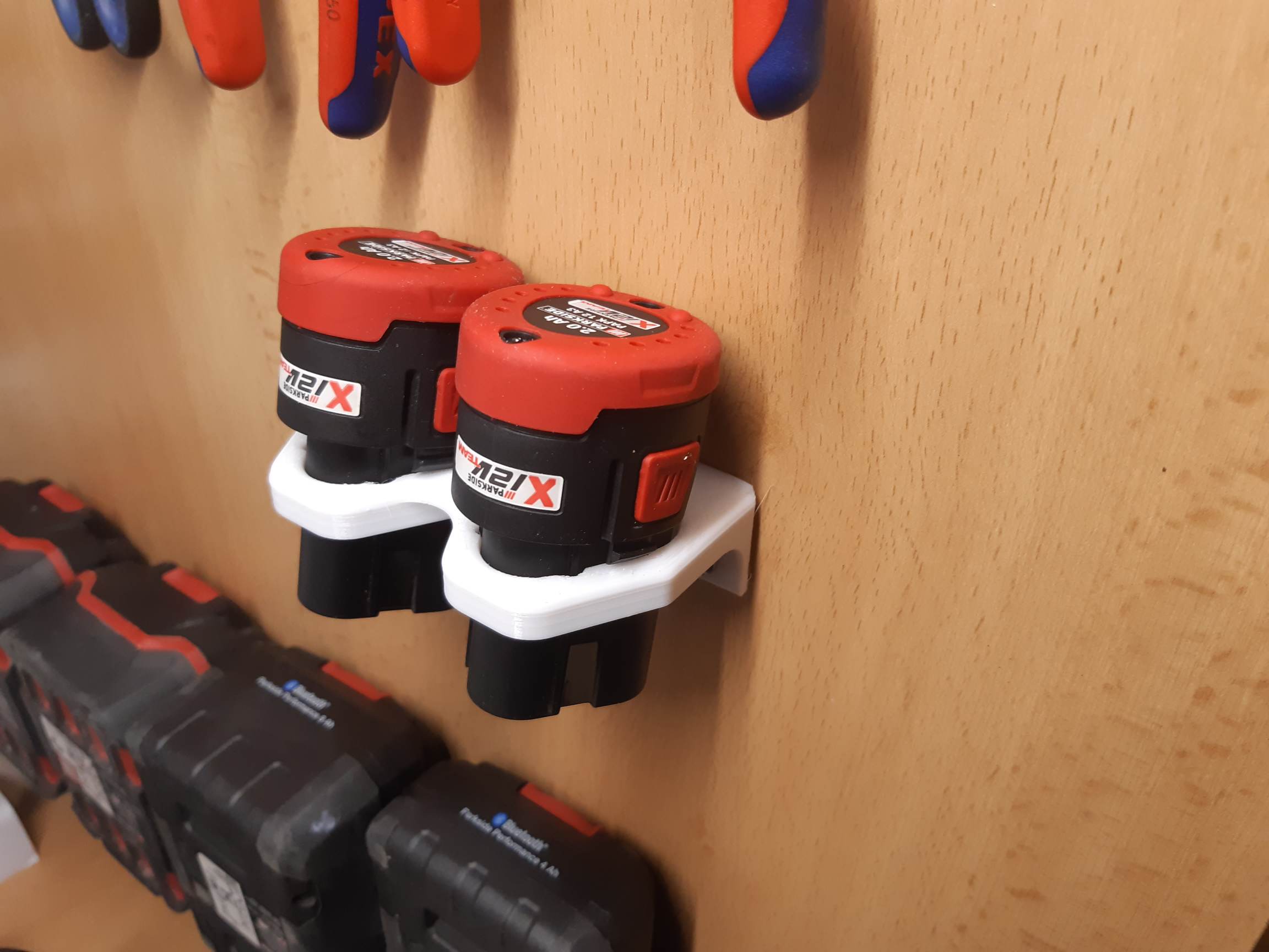 PARKSIDE X12V battery holder - 2Ah+2,5Ah