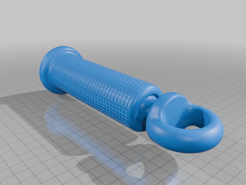 Single arm gym cable grip handle w/20degree