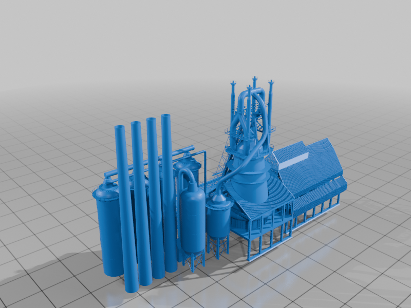 1/87 Blast Furnace Model Kit