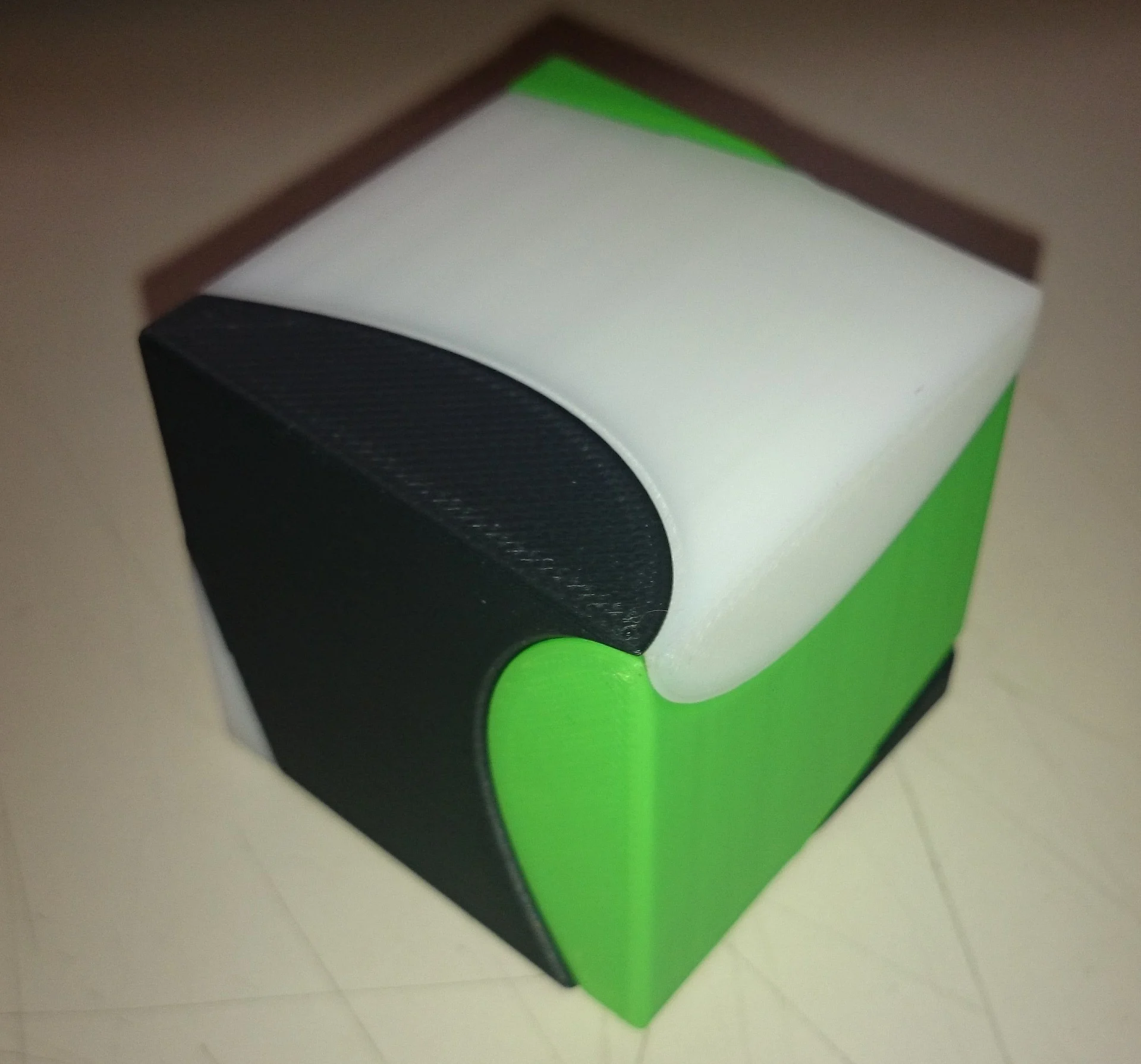 Trisection of a cube