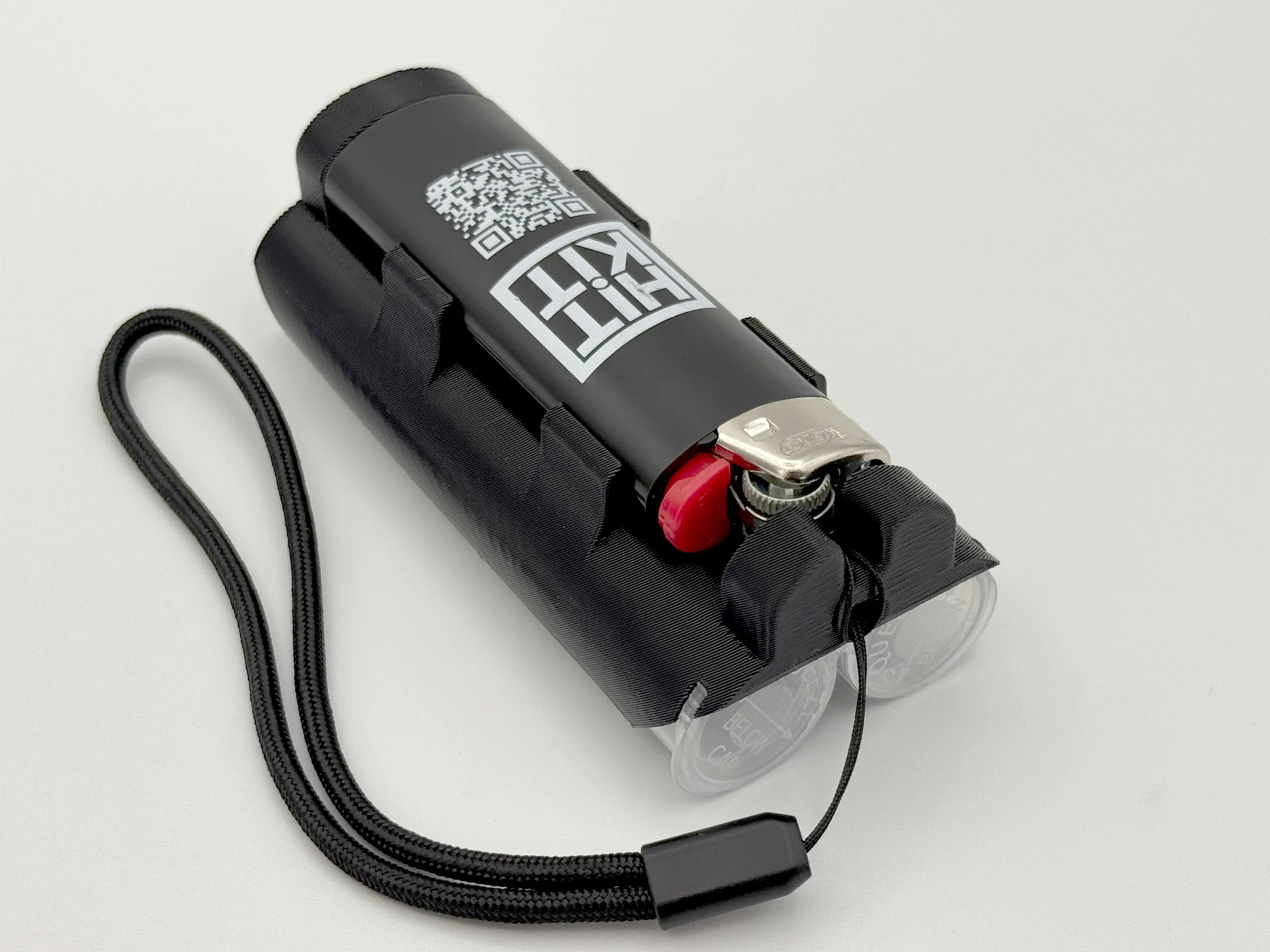 Double Barrel- holds two doob tubes + a lighter!