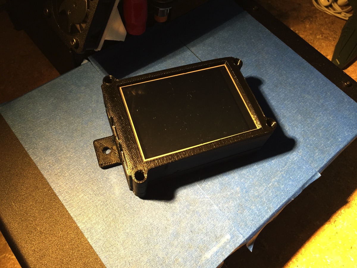 Raspberry Pi Case for Waveshare SpotPear 3.2" screen shield