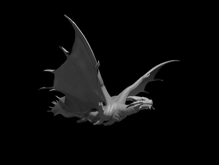 Copper Dragon Flying