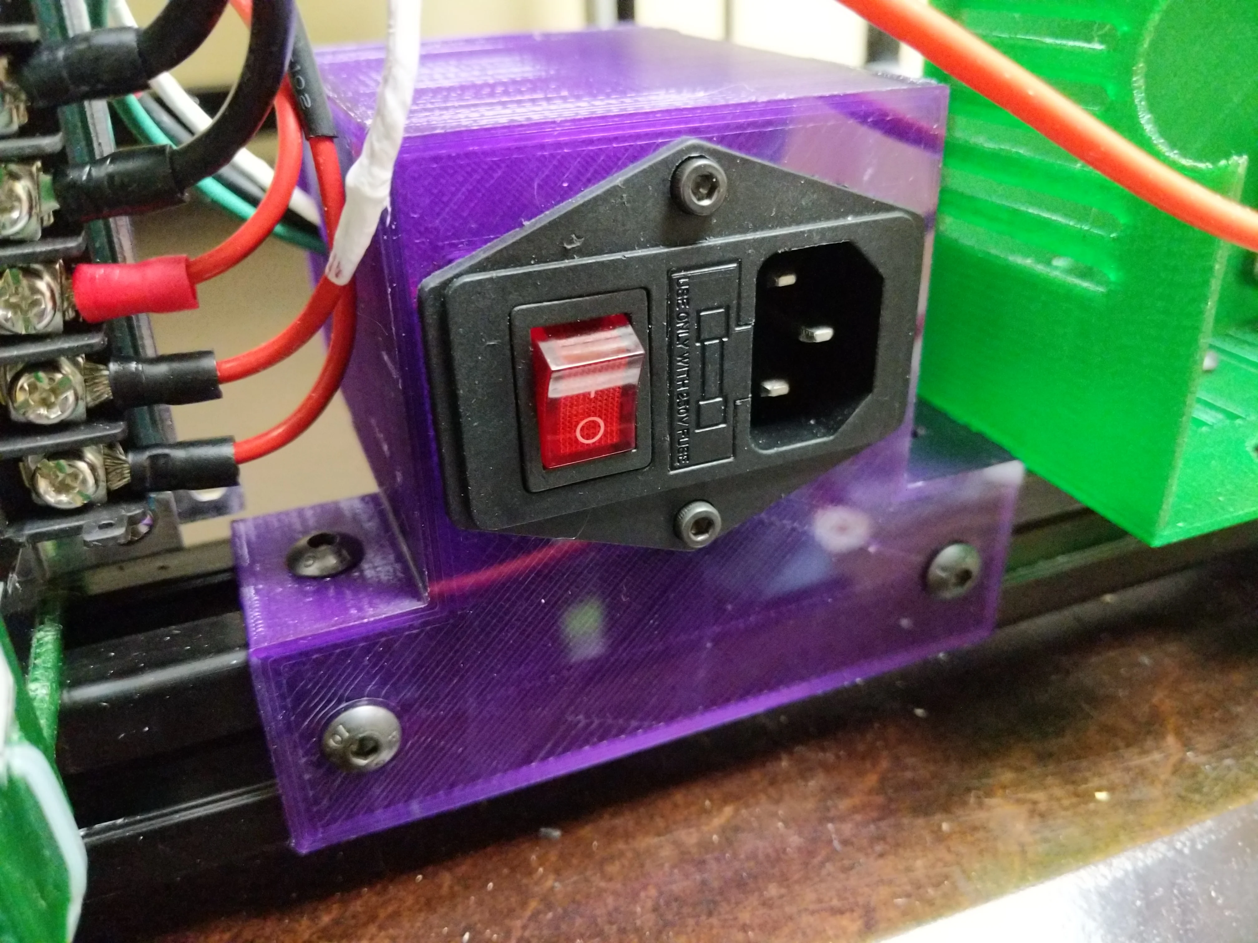 3030 AC Switch Plug Module Mount with Lid