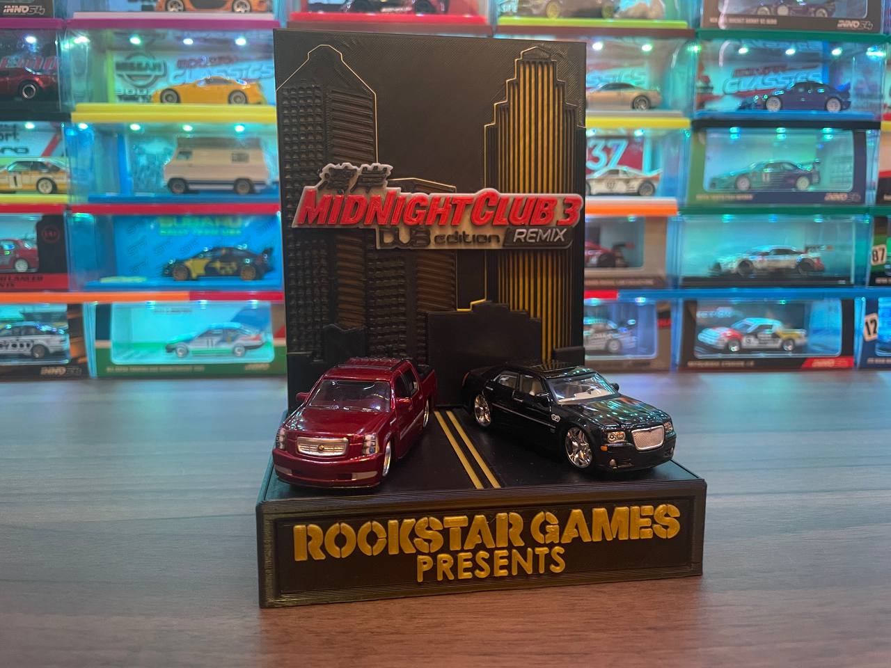 Dual 1/64 Midnight Club 3 Dub Edition Remix Display