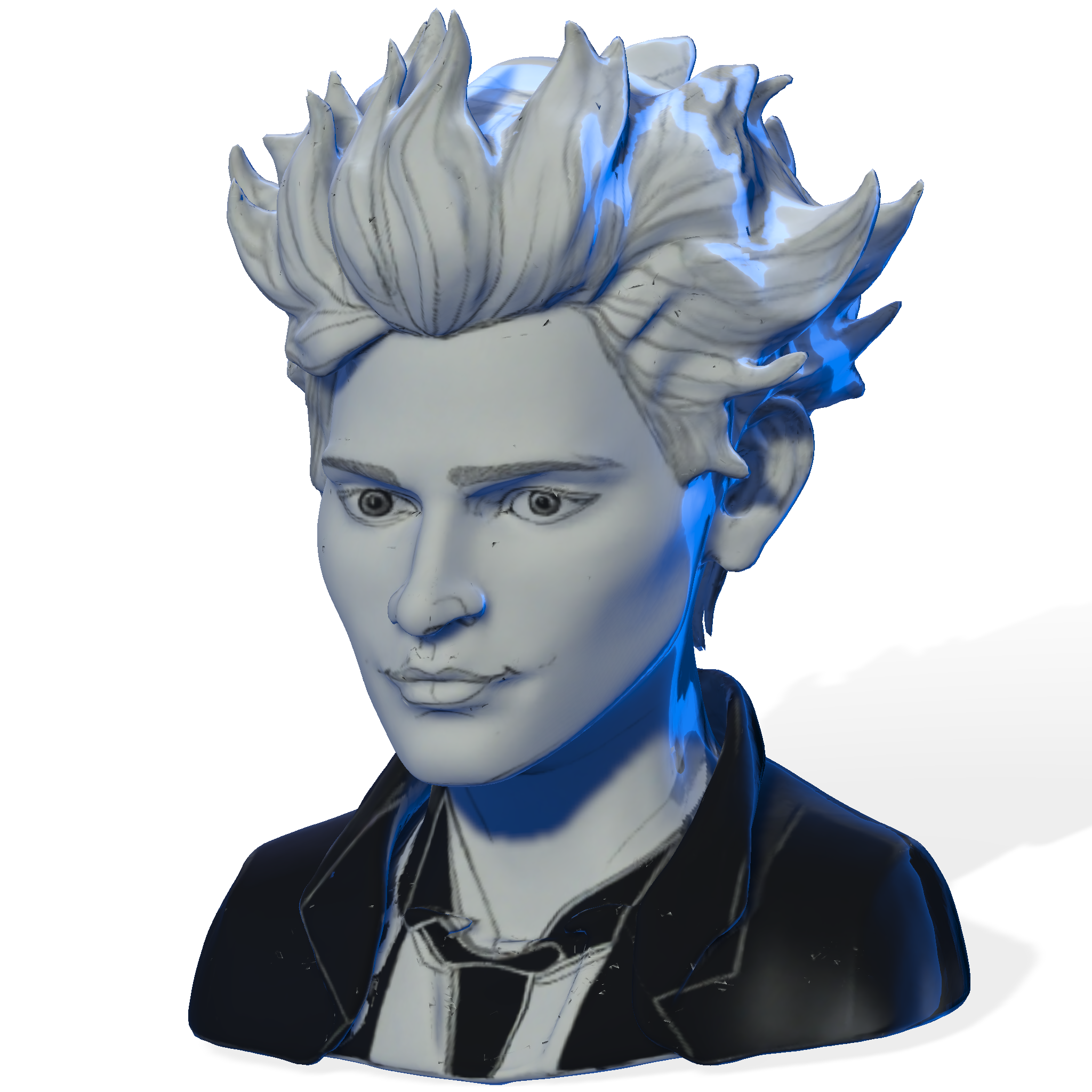 Luminous Punk Bust