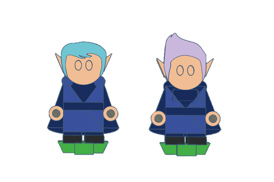 Flatminis Continued - Gnome Robes