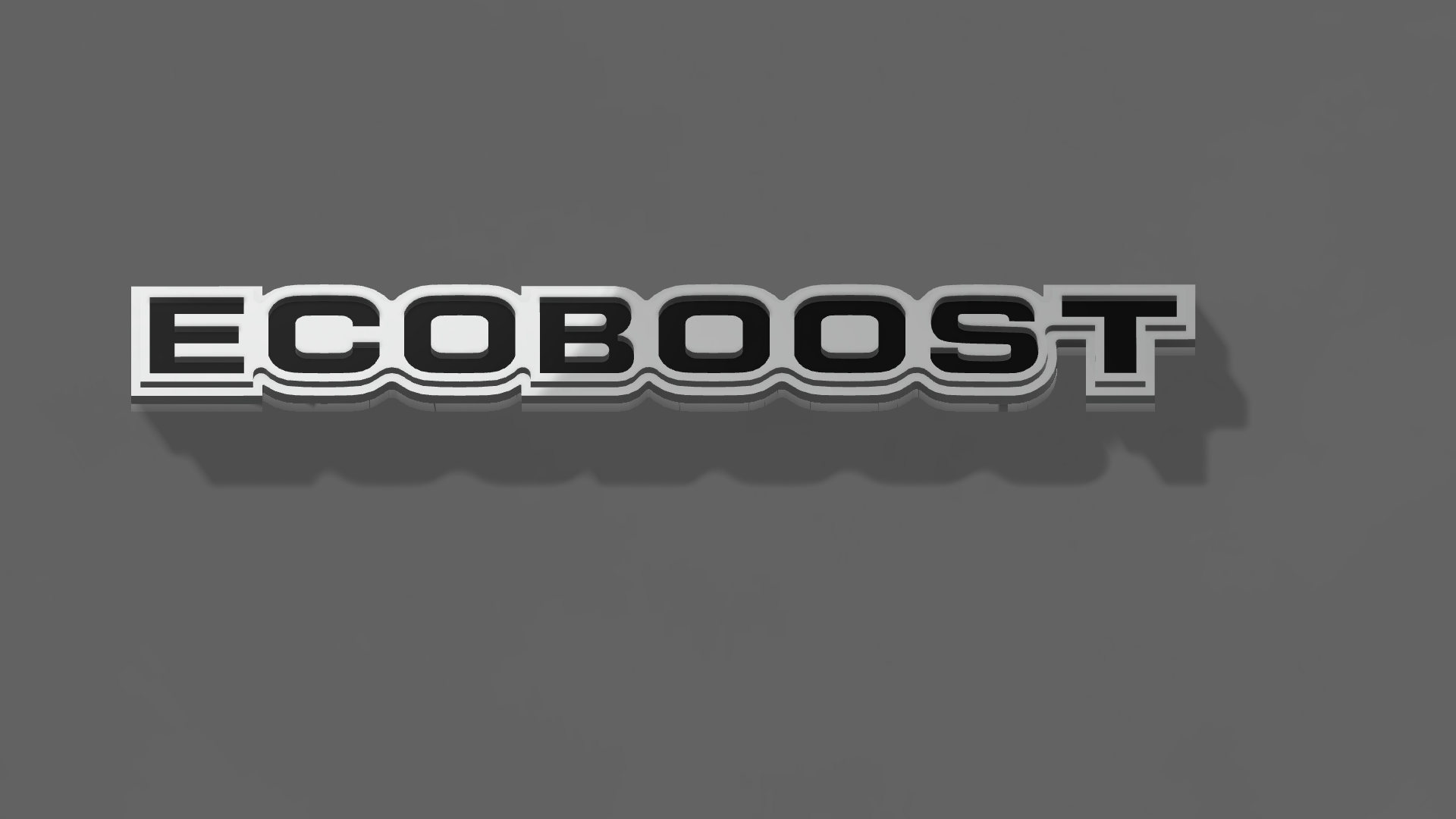 1970s Ford EcoBoost Emblem