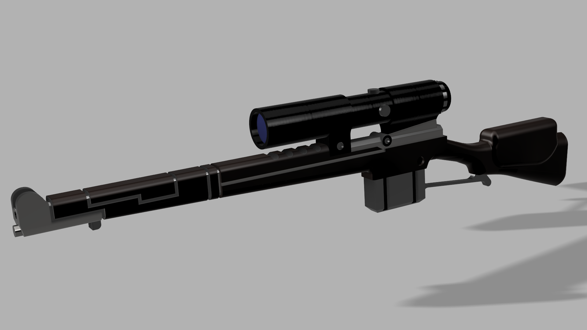 Observer's Rugged Enfield Laser Rifle