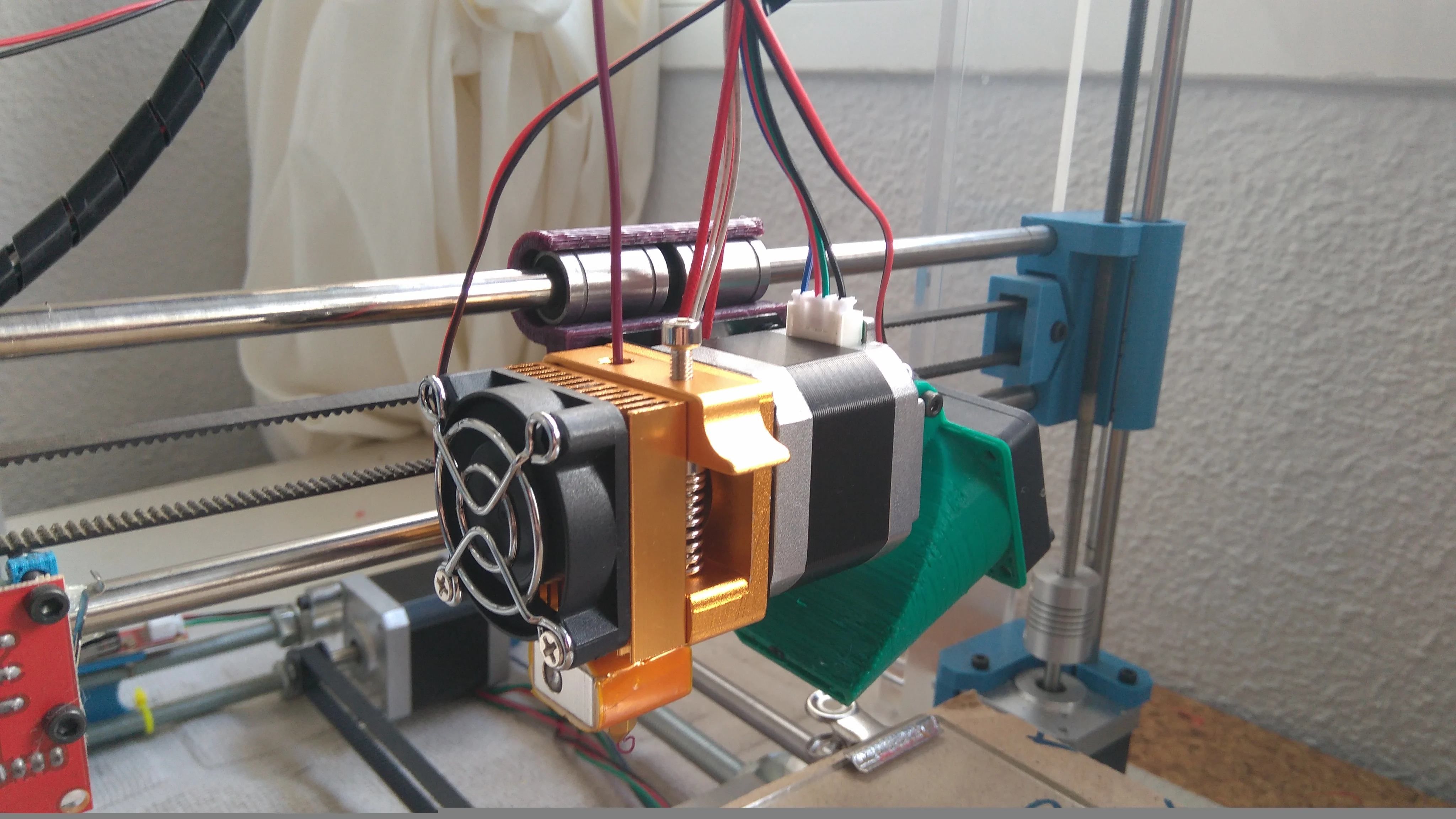 Prusa i3 X Carriage for MK8 Extruder