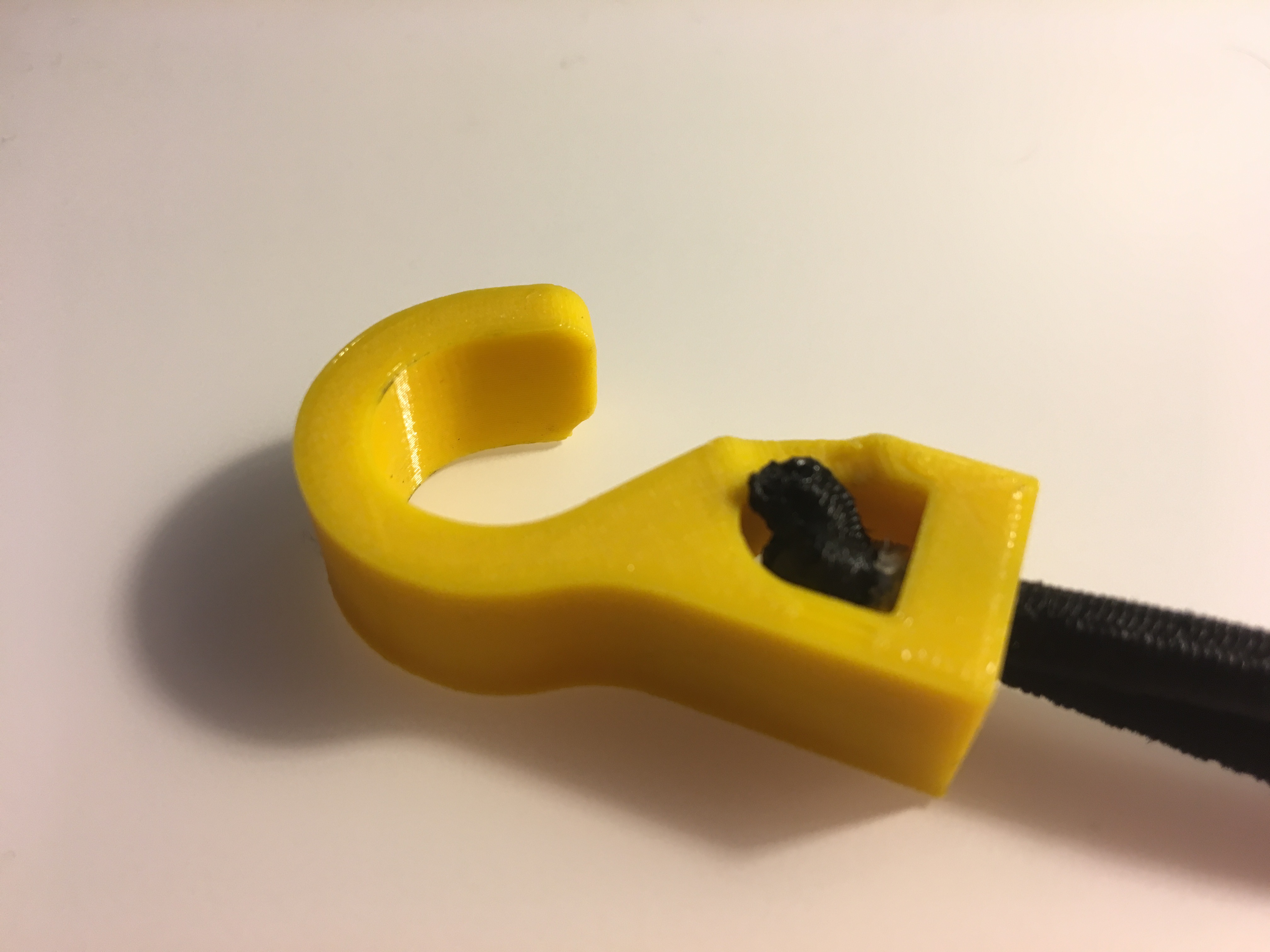 Elastic shock cord hook (for Brompton)