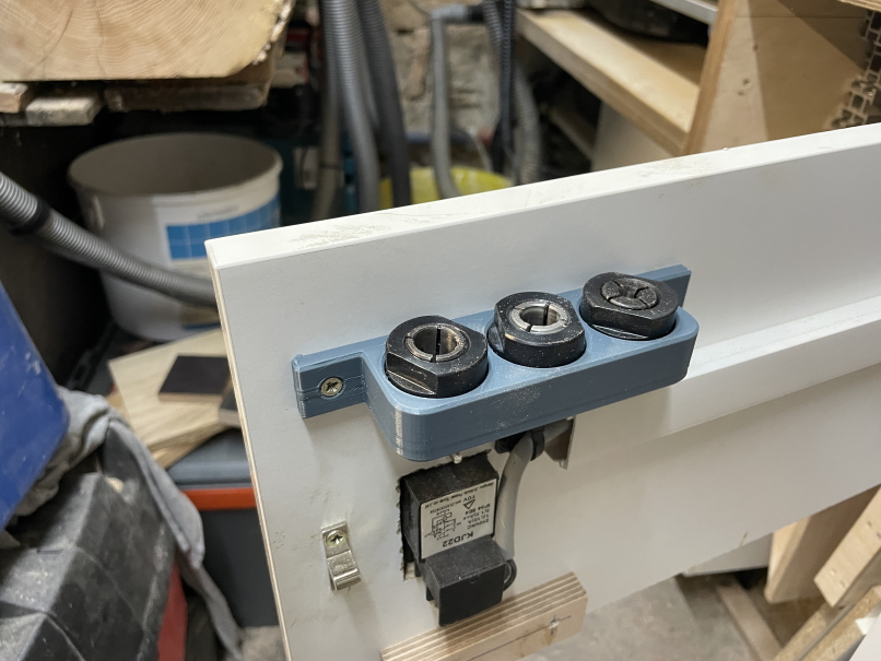 Simple collet holder for 3 Triton Collets