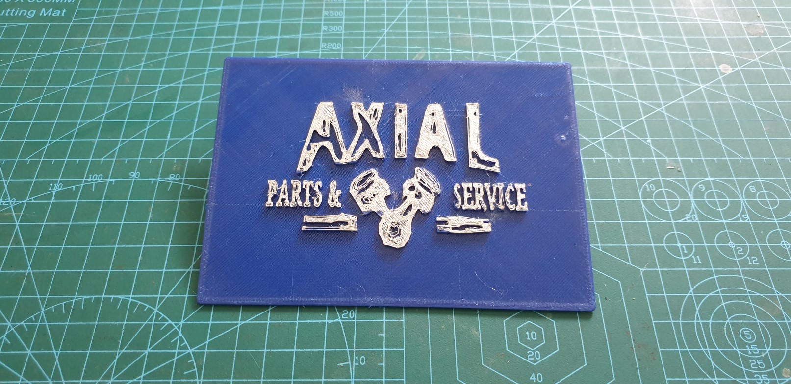 ie Concepts Axial Garage Sign