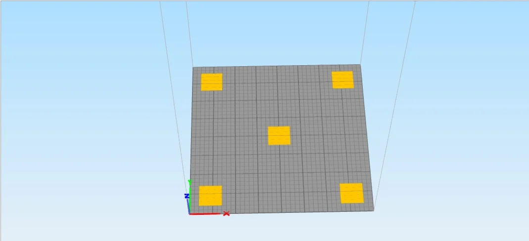 Ender-3 First Layer Test / Calibration (Teste de nivelamento da primeira camada para Ender-3)