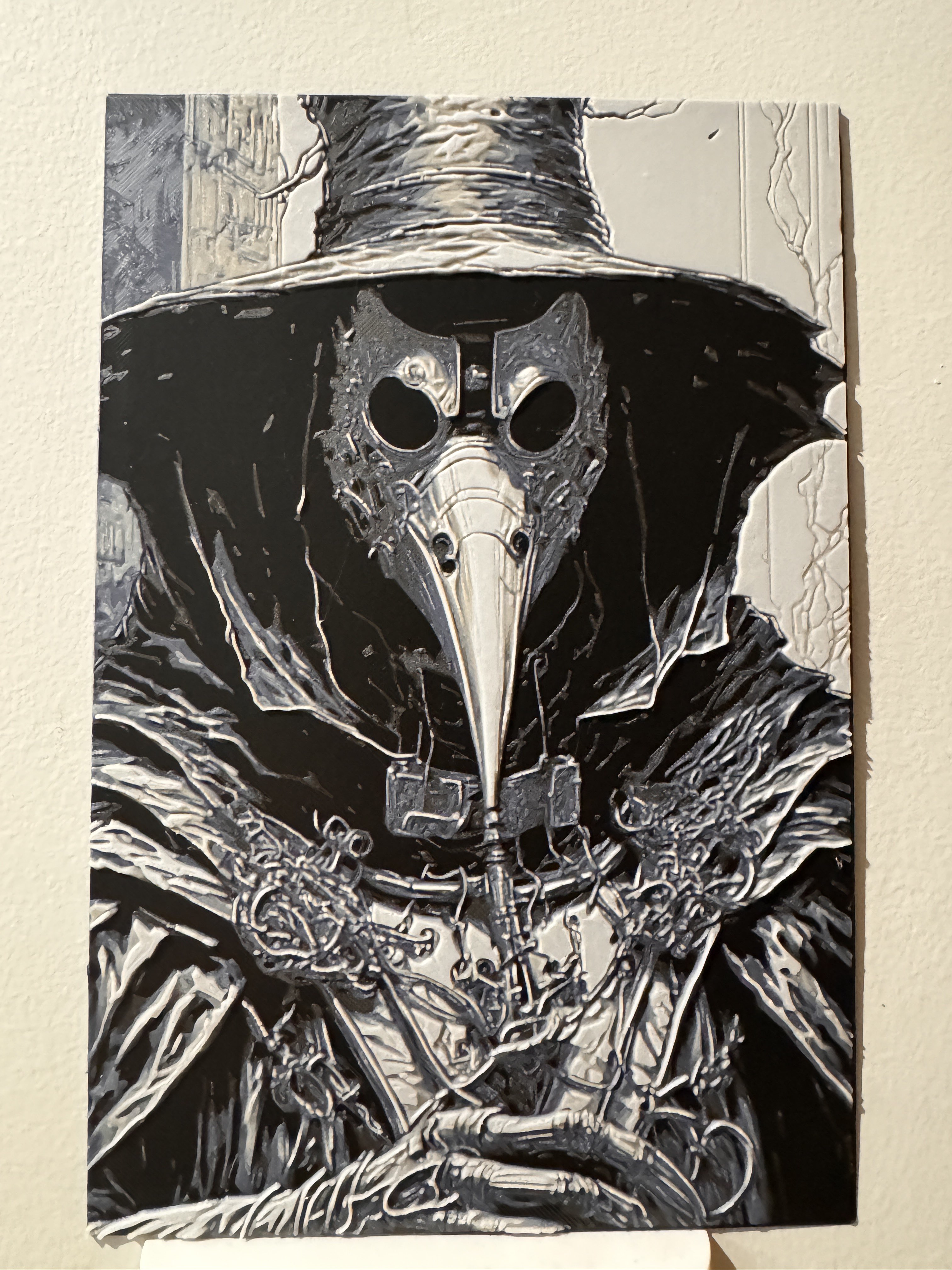 Steampunk Plague Doctor - Hueforge Print