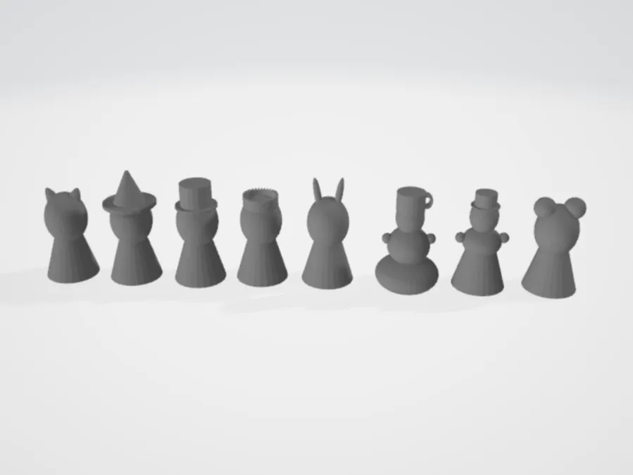 Custom 3D-Printed Game Pieces for Board Games