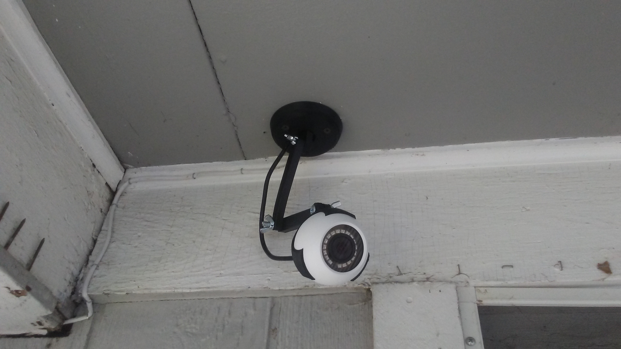 CCTV Ball Camera articulated holder