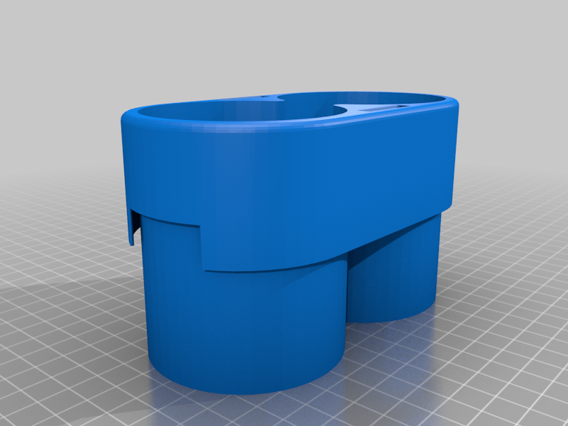 Fiat 500 cup holder extension