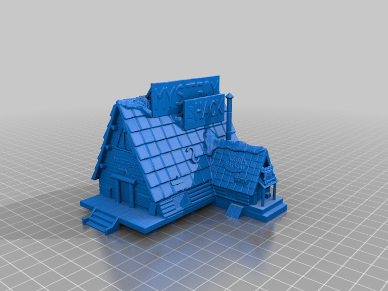 Mistery Shack but with a couch at the back