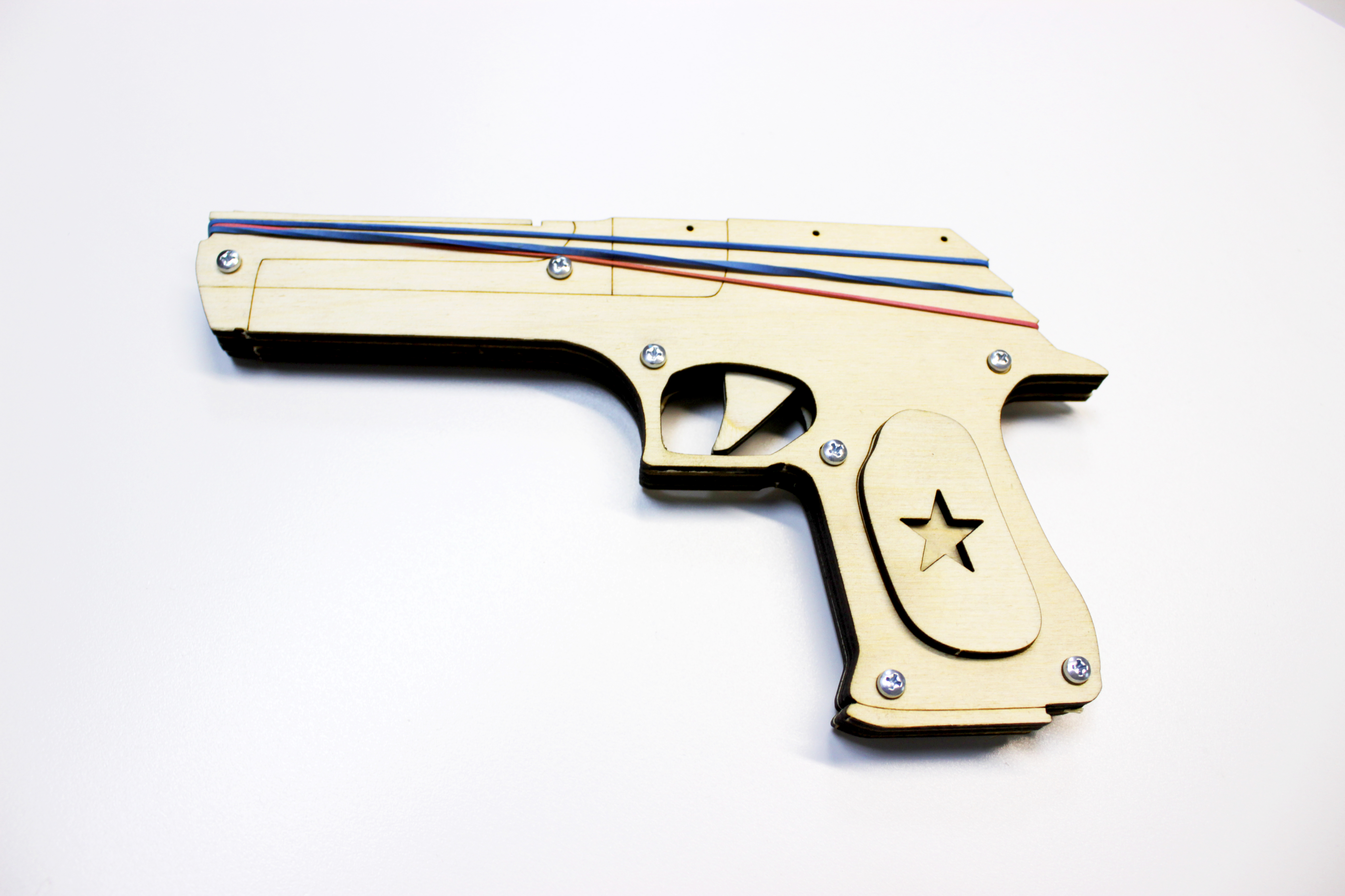 Desert eagle rubber shot.