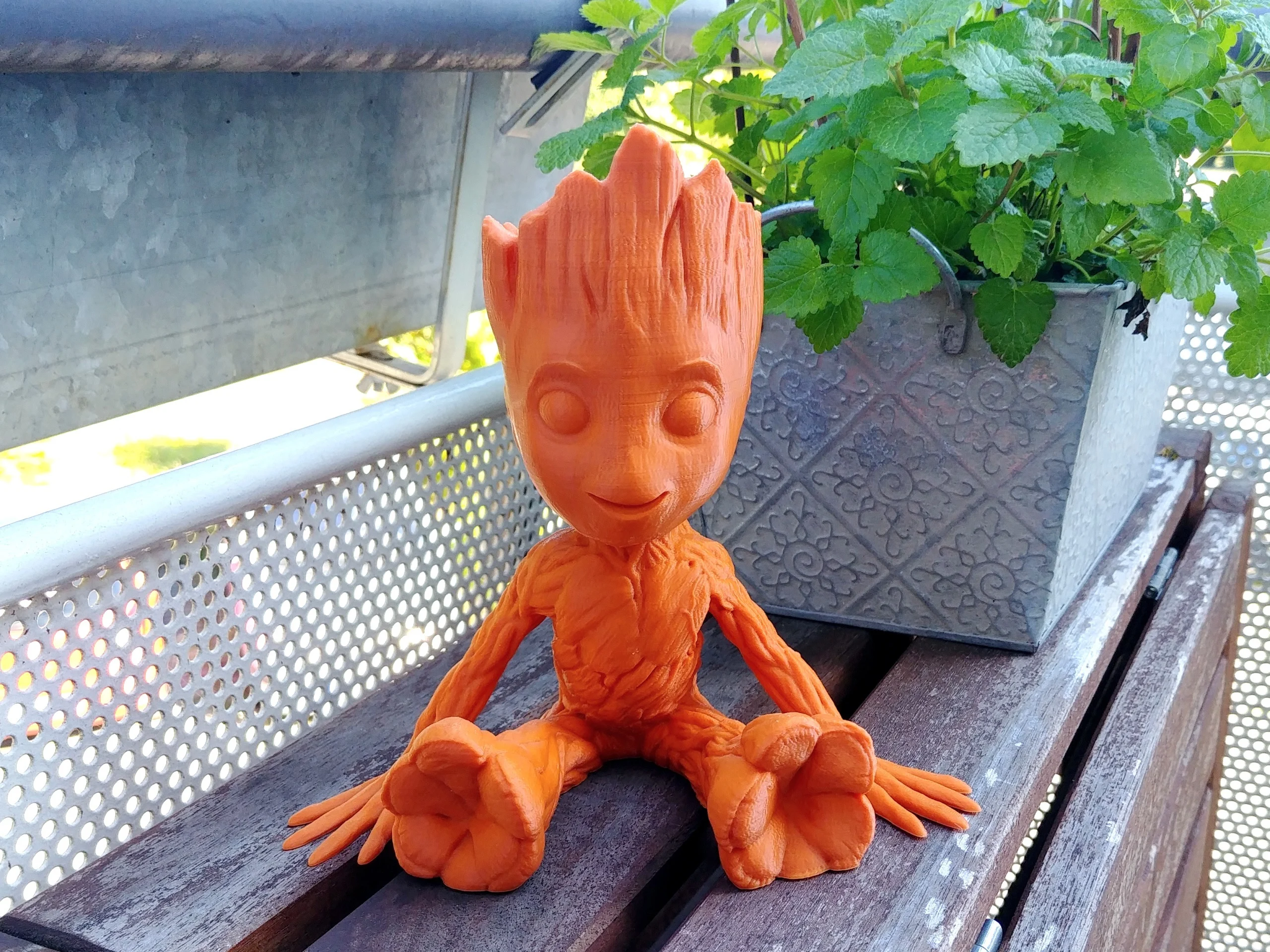 Smiling Baby Groot Planter