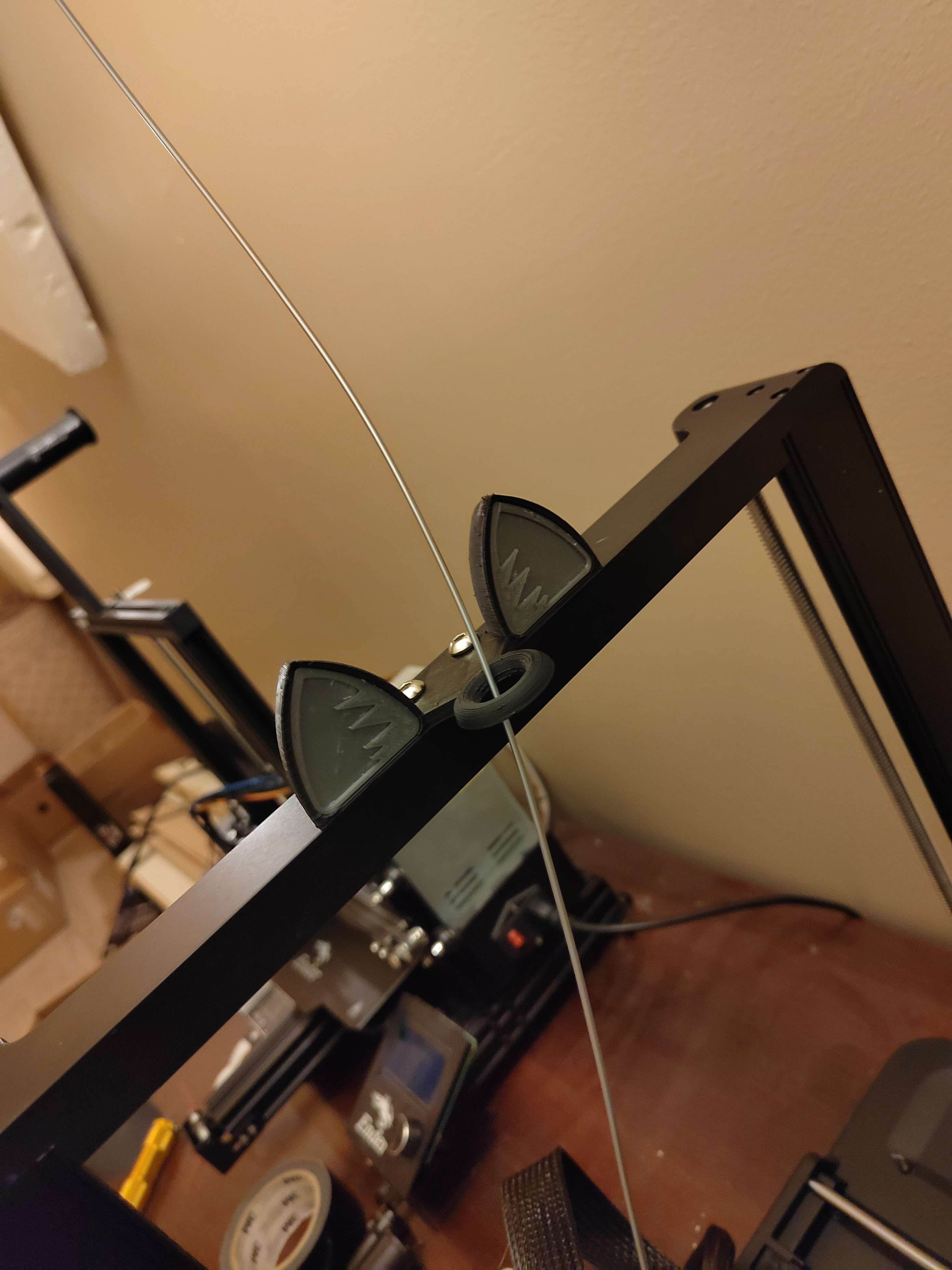 Ender 3 V3 SE filament guide NOW WITH CAT EARS