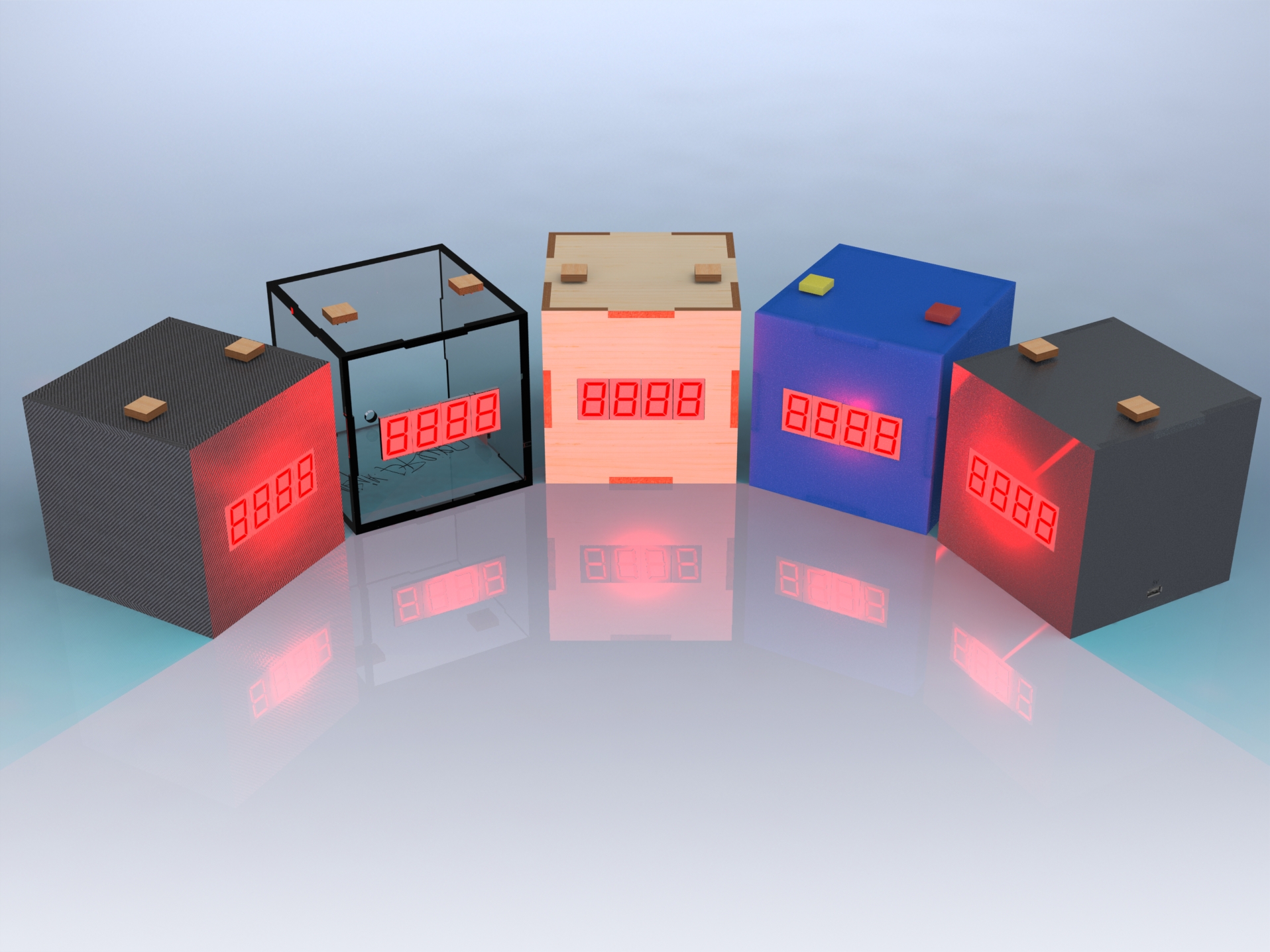 DIY Alarm Clock Laser cut & 3D print