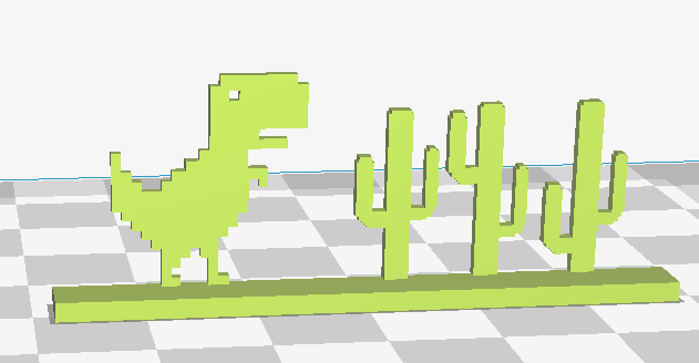 Google Chrome T-Rex Monitor Bling