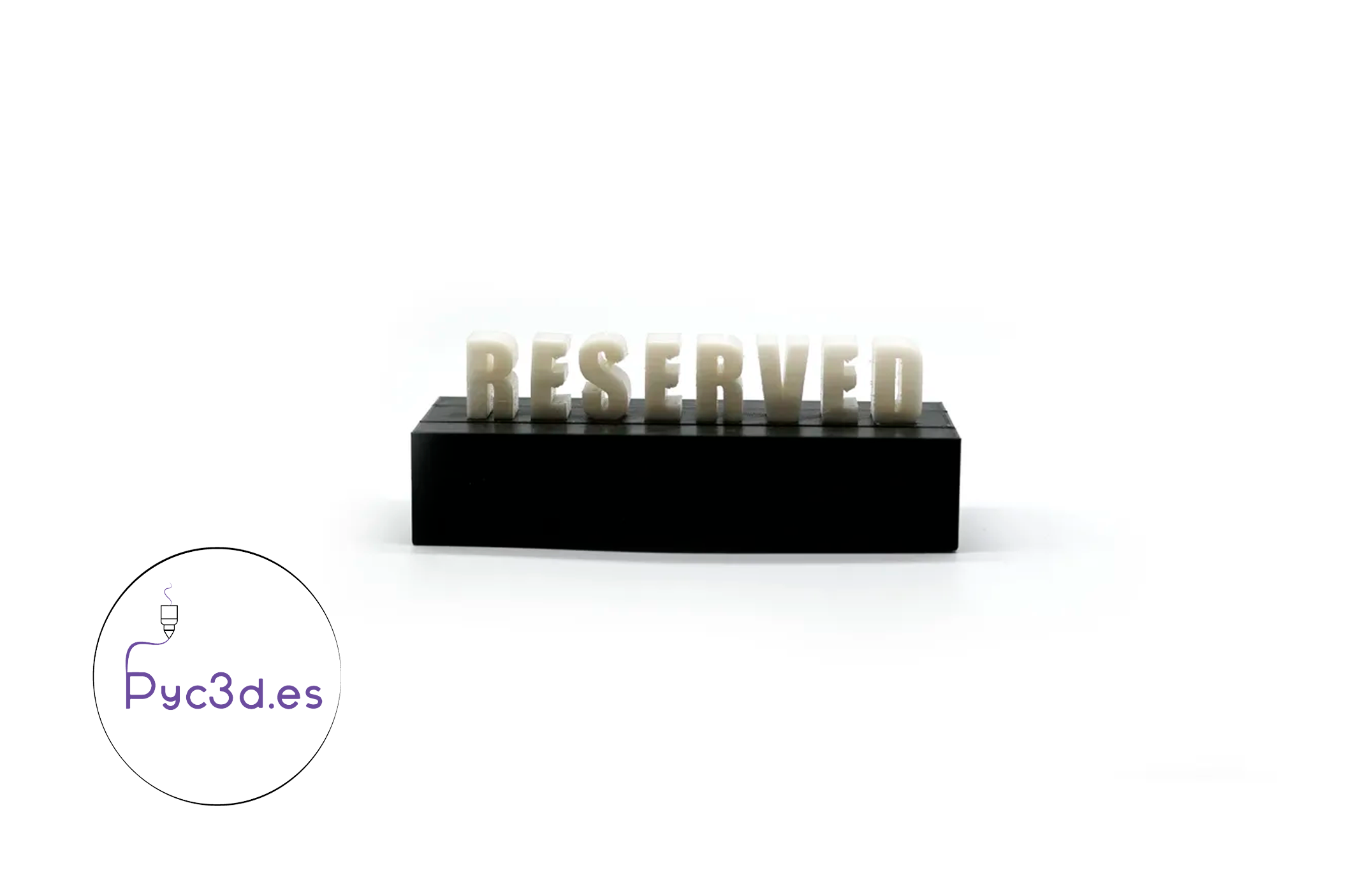 RESERVED TABLE SIGN 100% CUSTOMIZABLE WITH DIFFERENT TEXTS