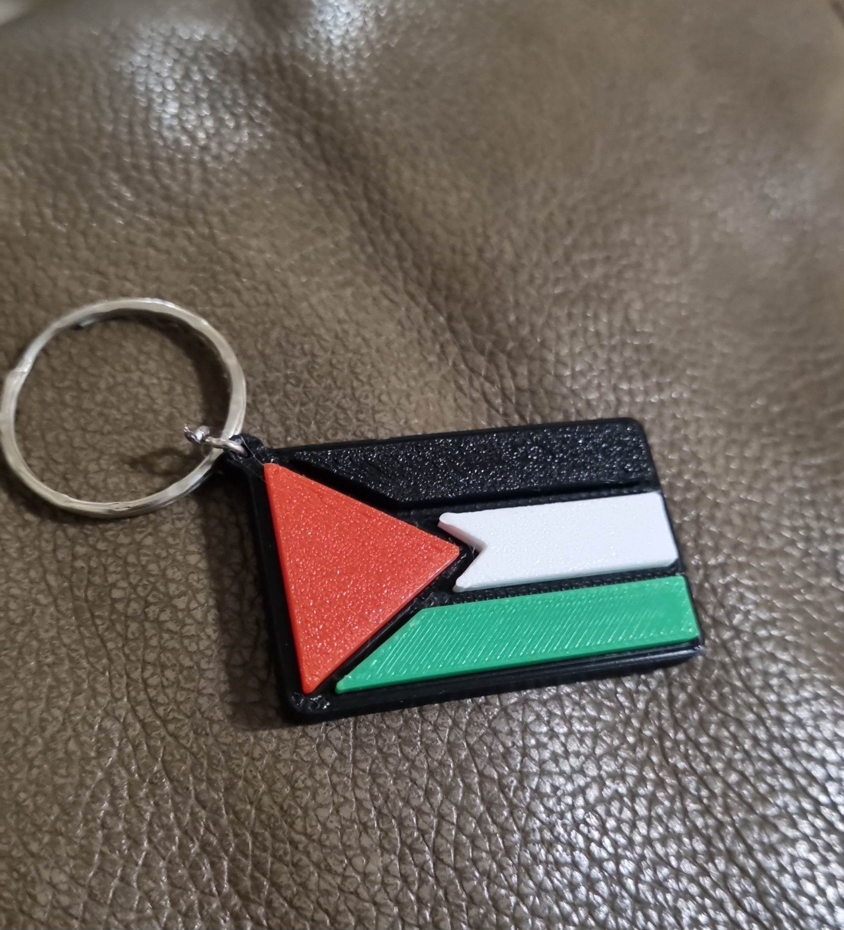 Palestine Flag Keyring Keychain
