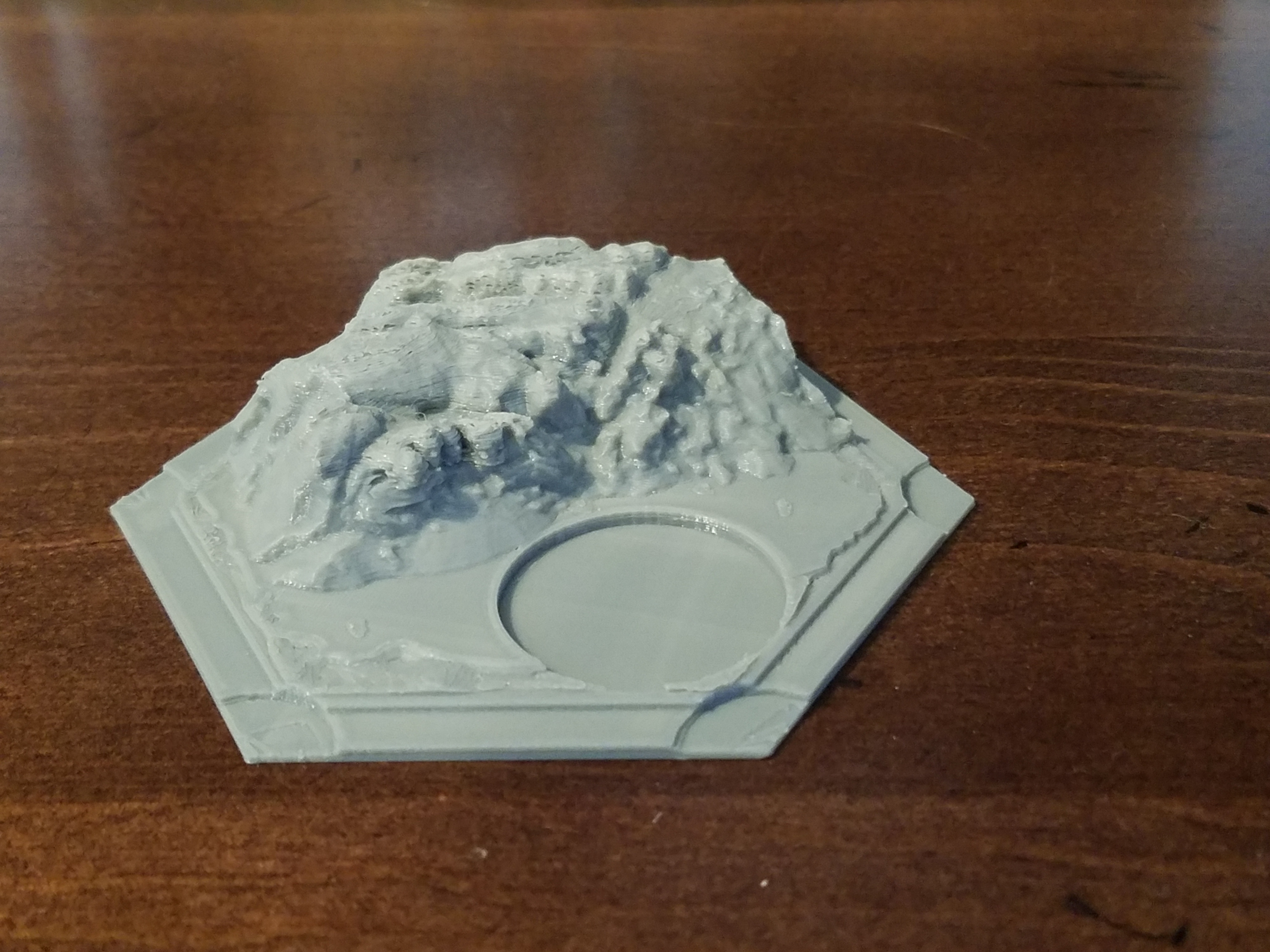 Settlers of Catan Ore Tile - Mount Rushmore