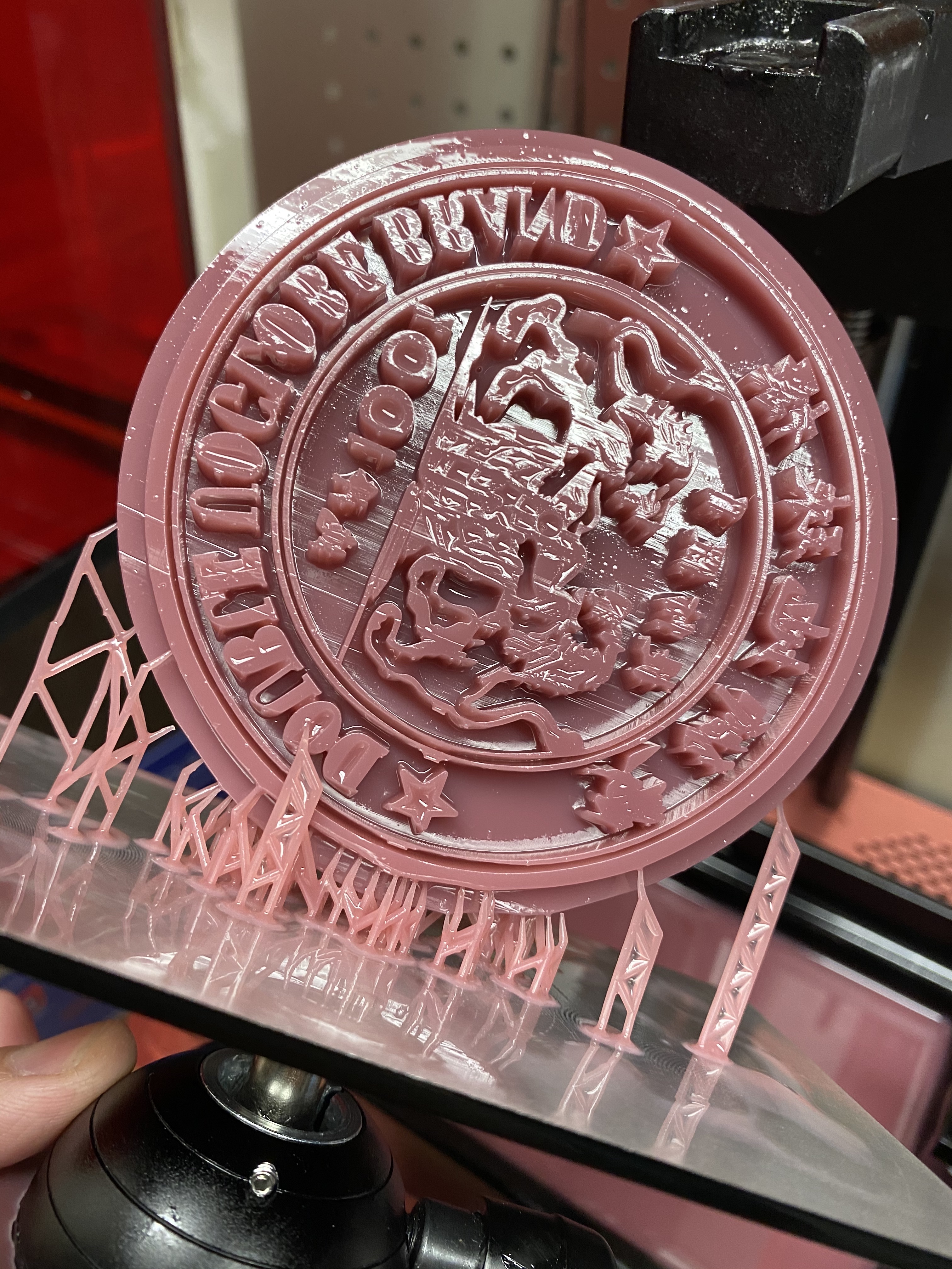 Double UOGlobe Brand Chop Stamp Seal