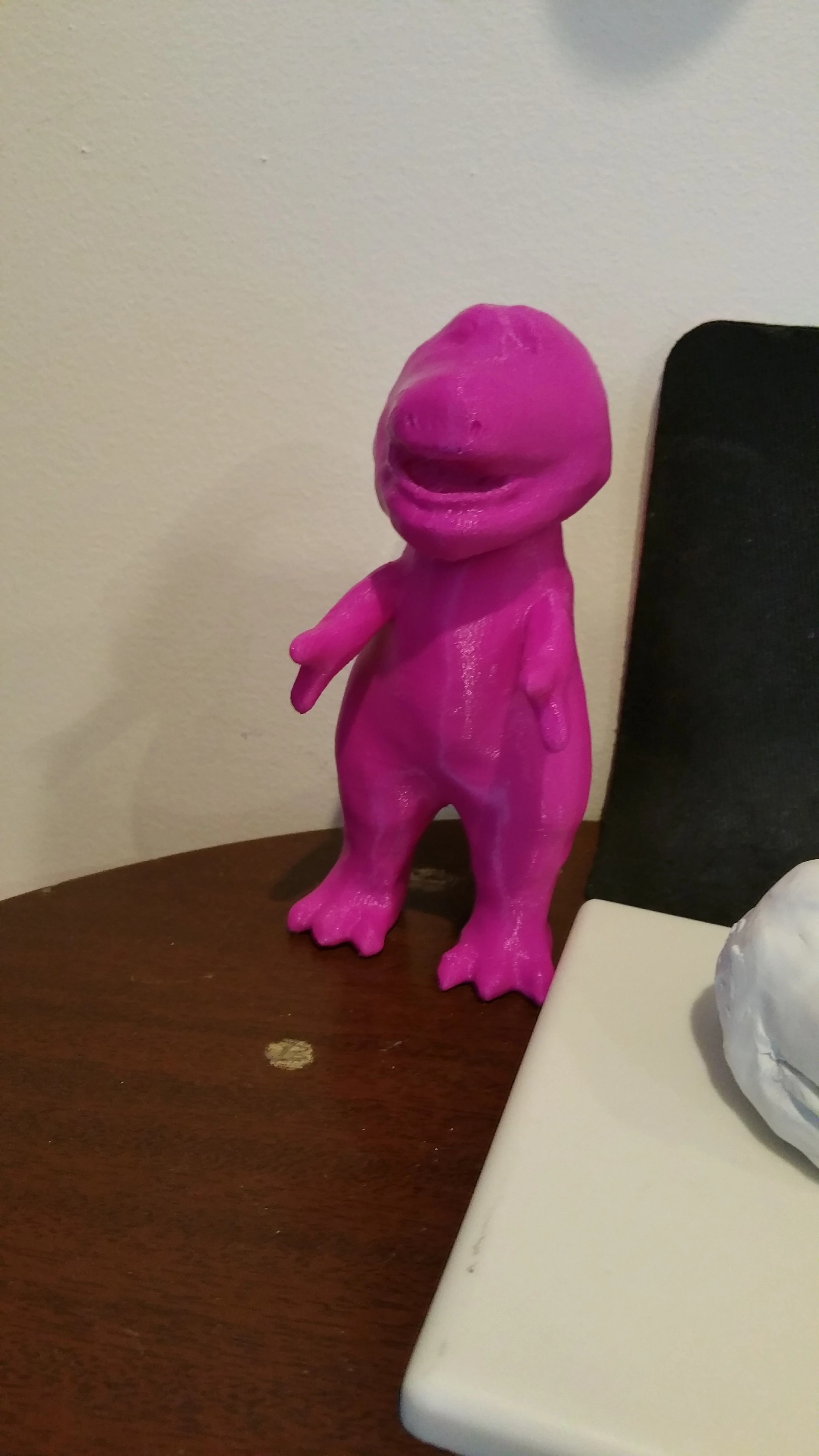 Sculpt of the purple dinosaur - Barney.