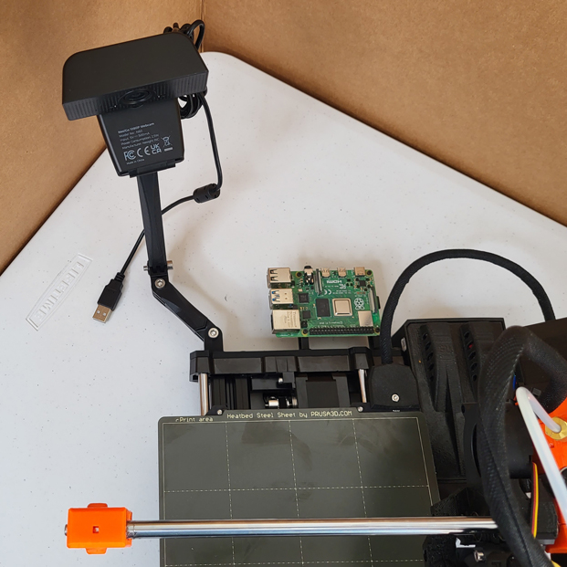 PrusaMINI+ RPi-Webcam Utility Plate