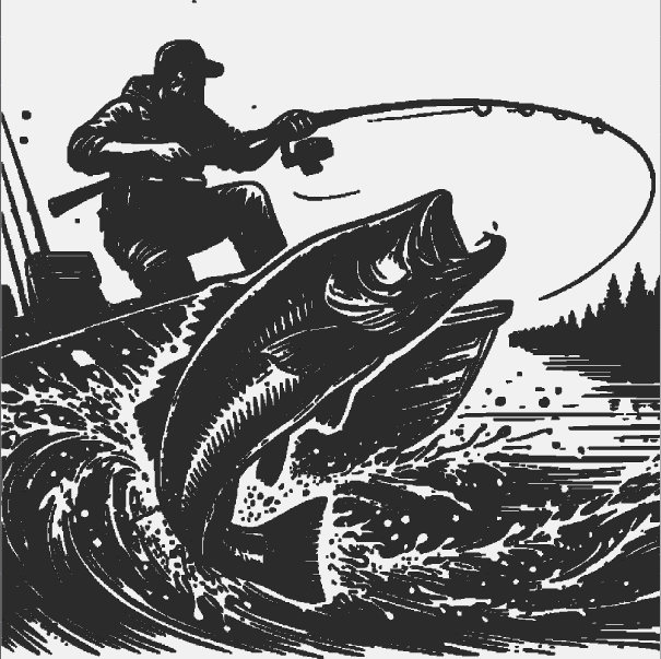 For the true fisherman lamp/deco !