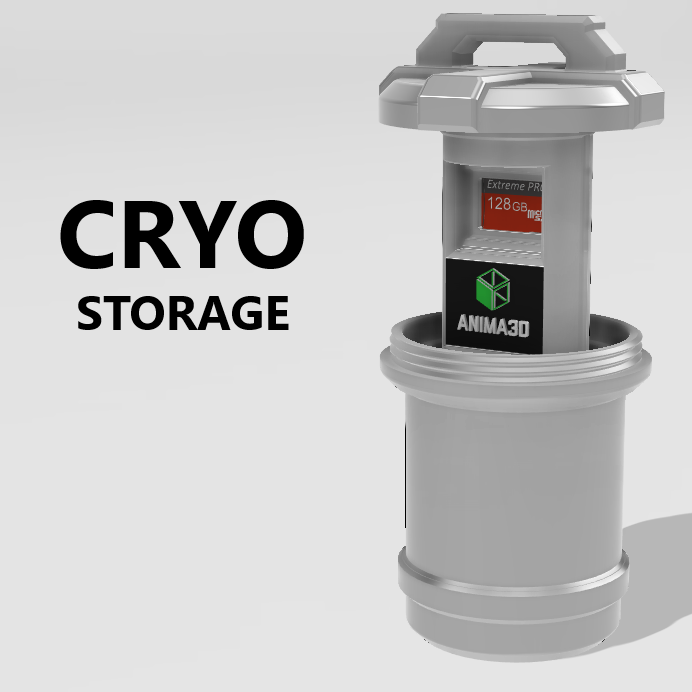 CRYO STORAGE - MicroSD Card holder