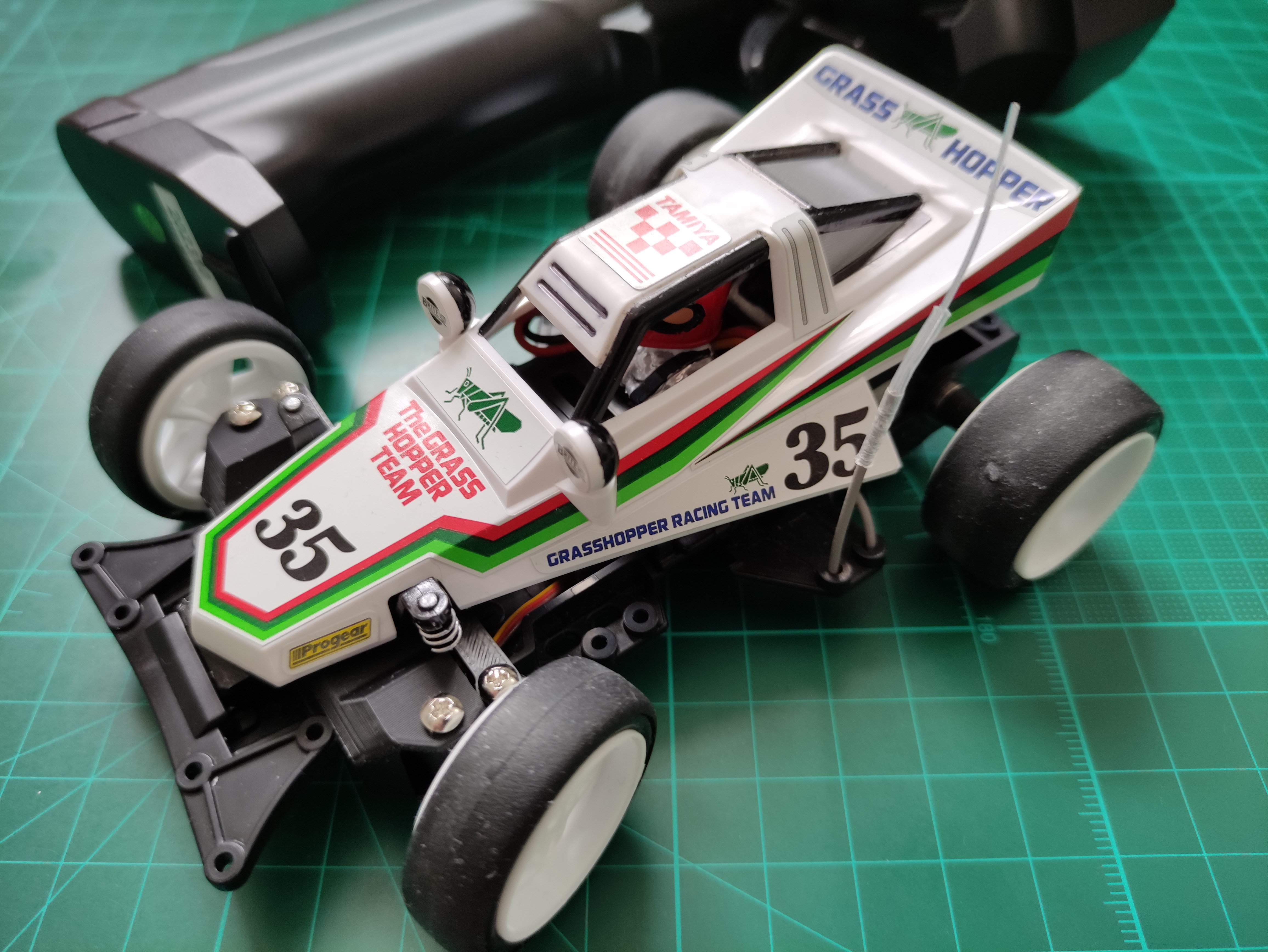 Mini 4WD GRASSHOPPER - 2WD RC Conversion (VZ-CHASSIS)