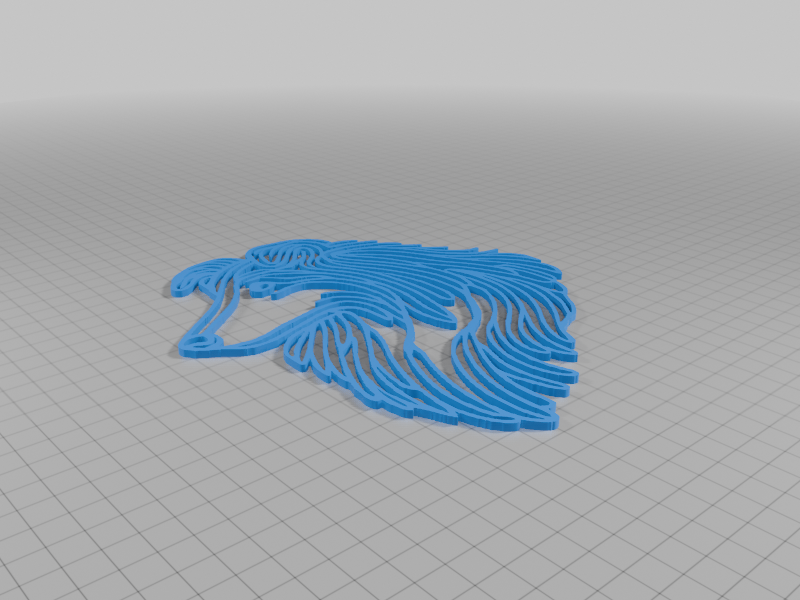 Stylized Rough Collie Head - 3D Printable Model
