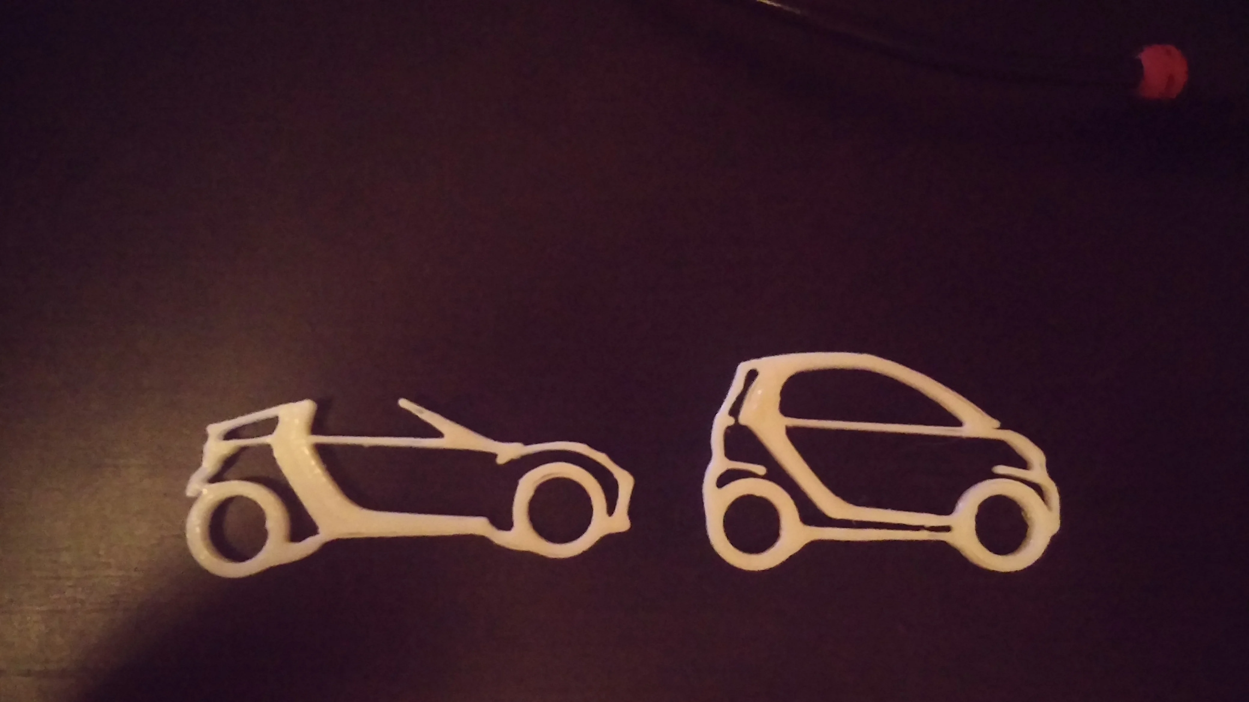 smart roadster coupé car keychain