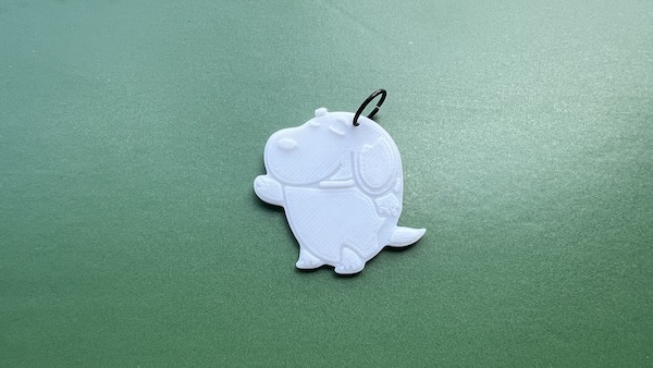 Dog keychain
