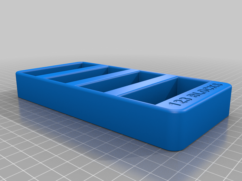 123 Block Tray