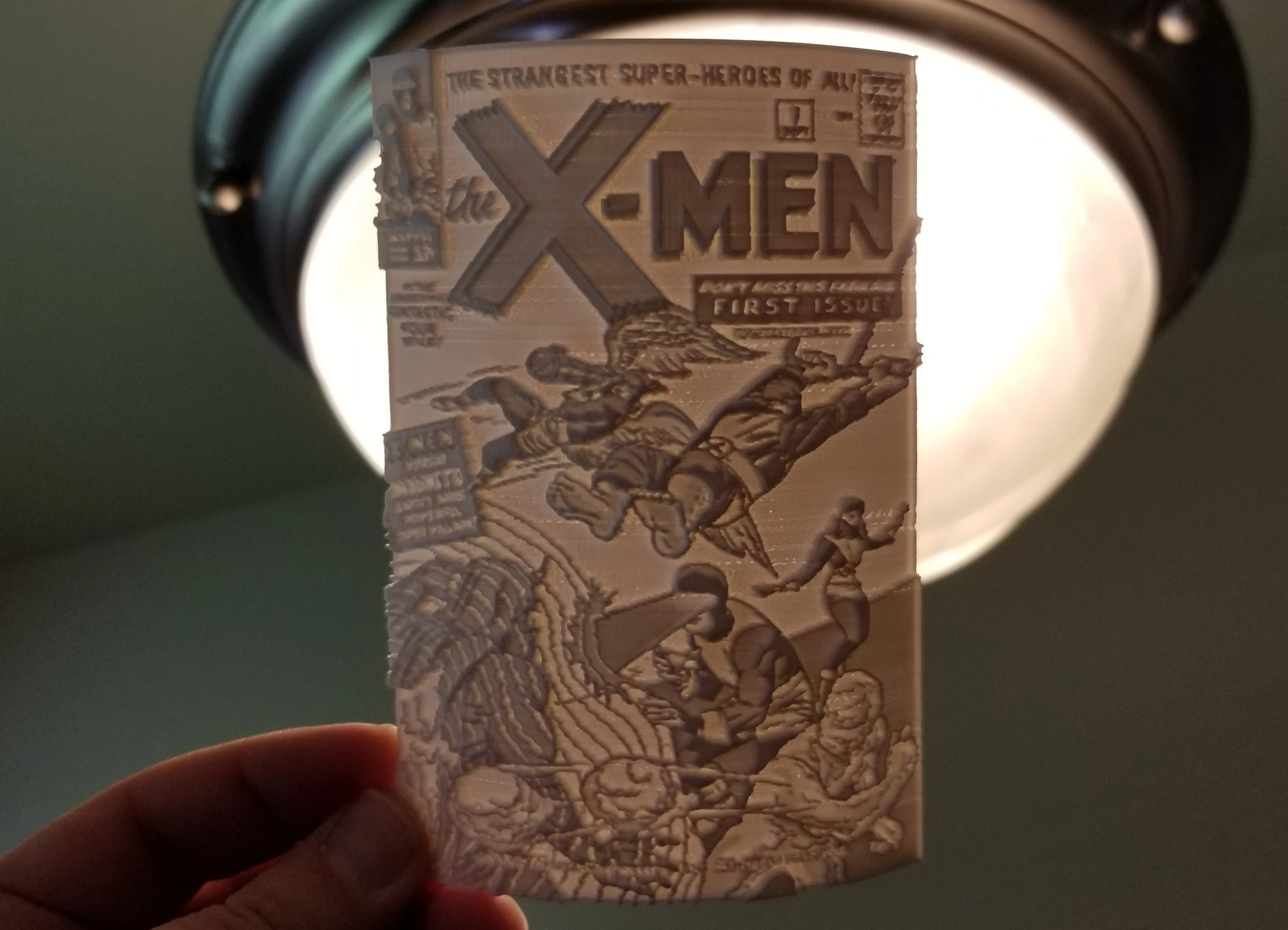 X-Men # 1 Lithopane