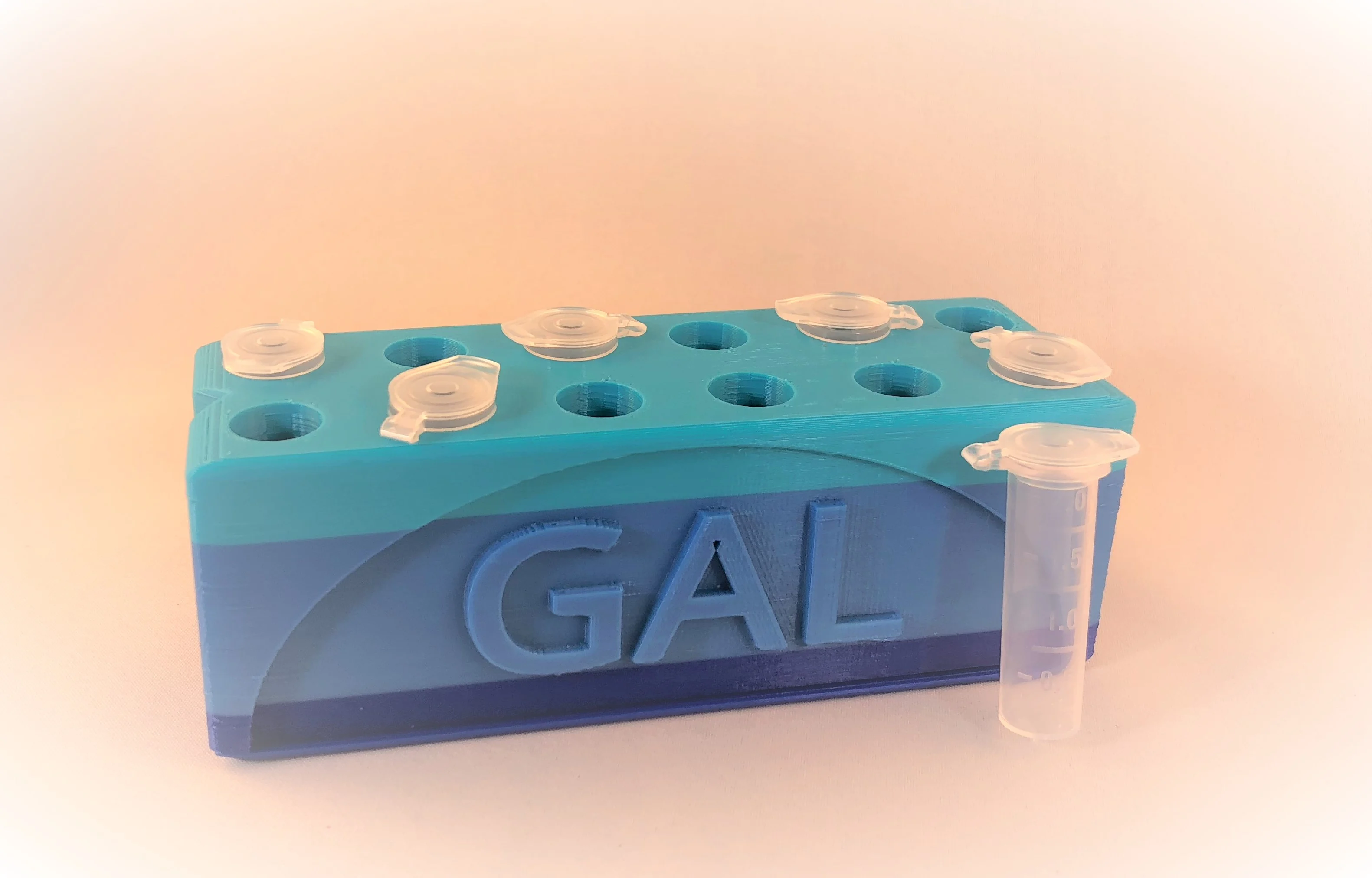 Eppendorf / microtube rack for 2 / 2.0 / 2.2 ml / milliliter tubes