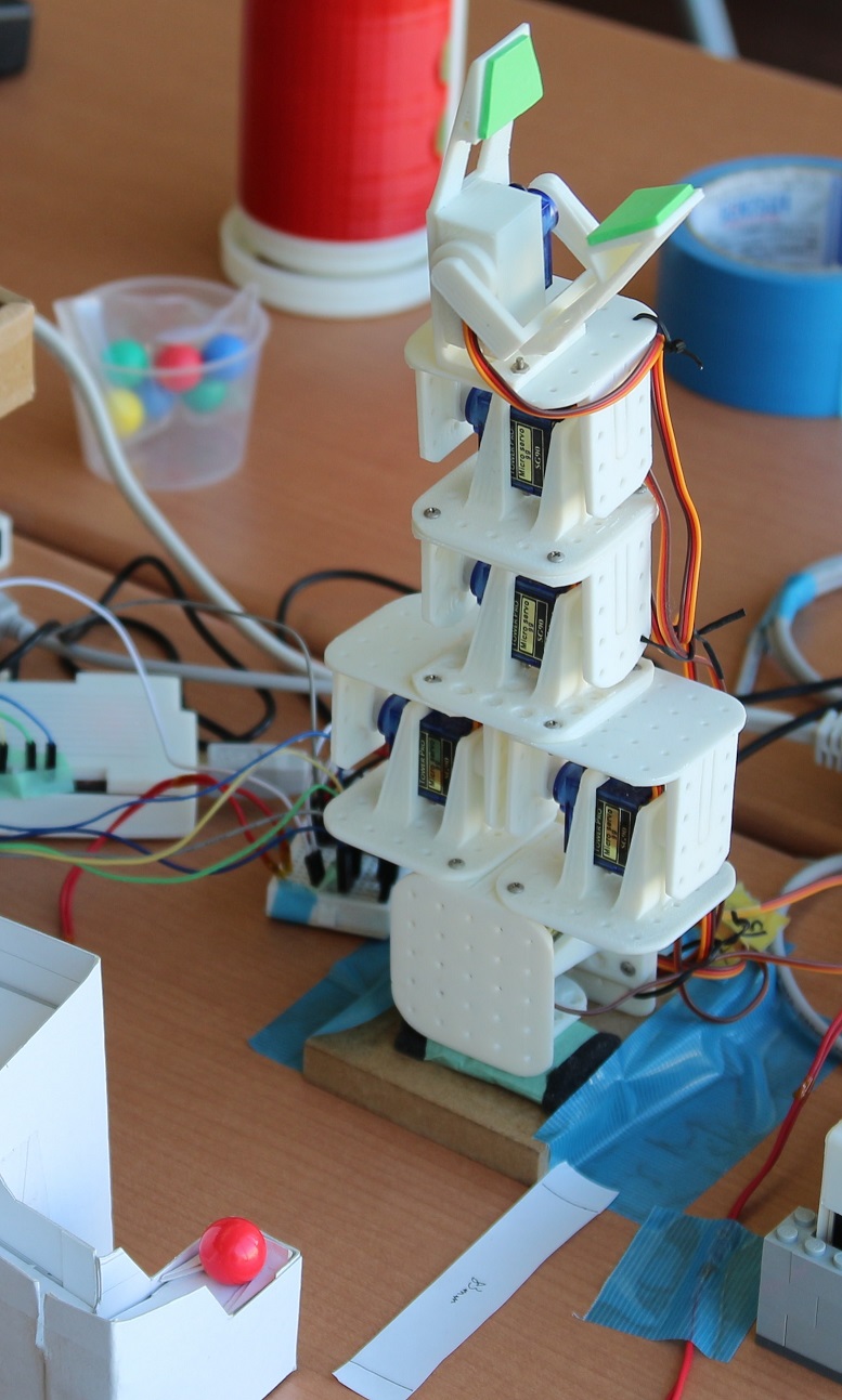 Servo motor folder(3mm) and mini gripper for Tower-pro made SG90