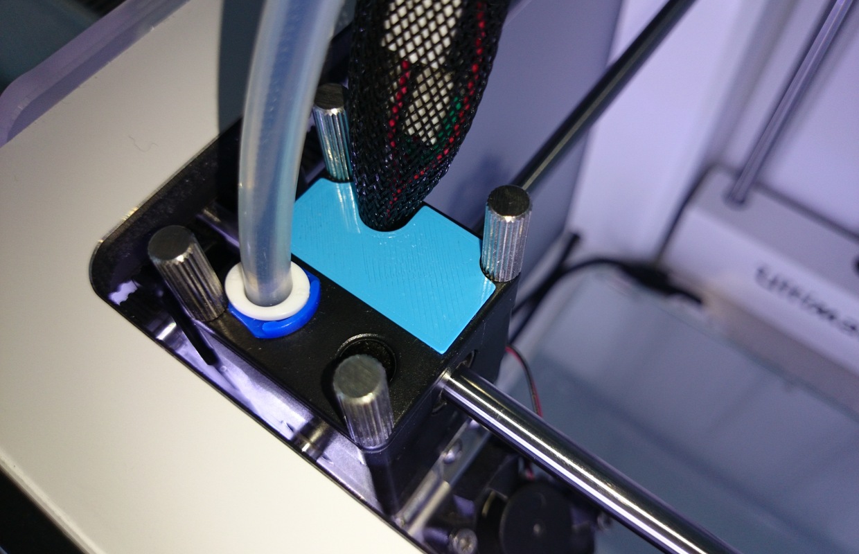 Ultimaker 2 extruderhead top closing