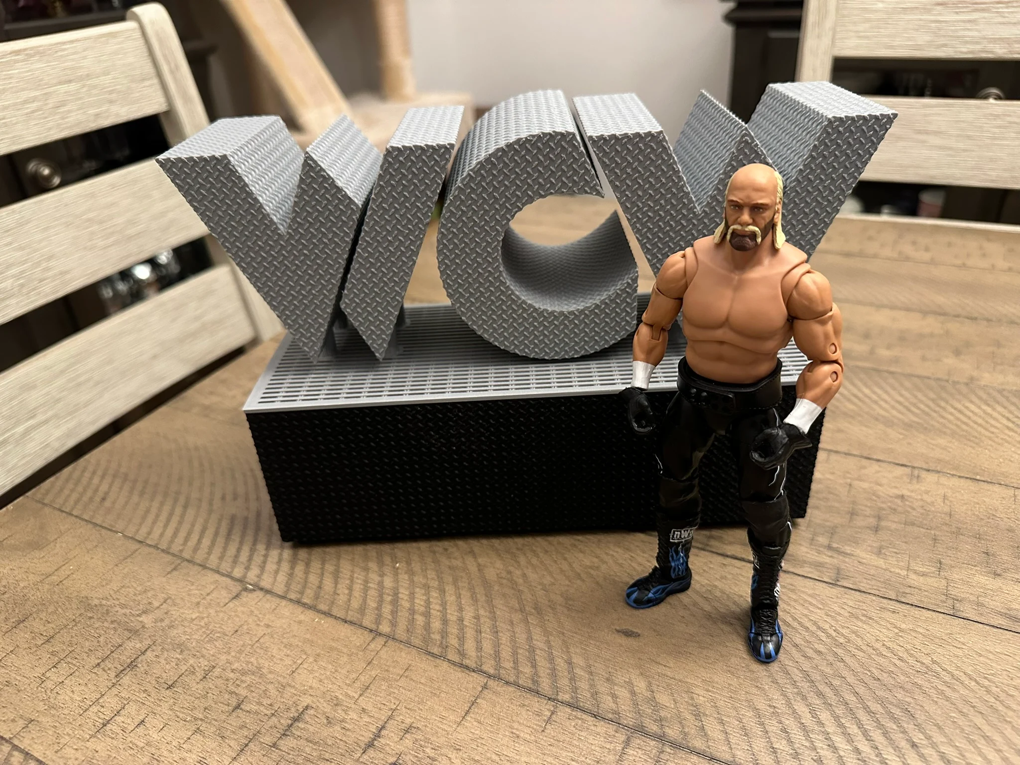 WCW Monday Nitro Stage Sign 1:12 Scale
